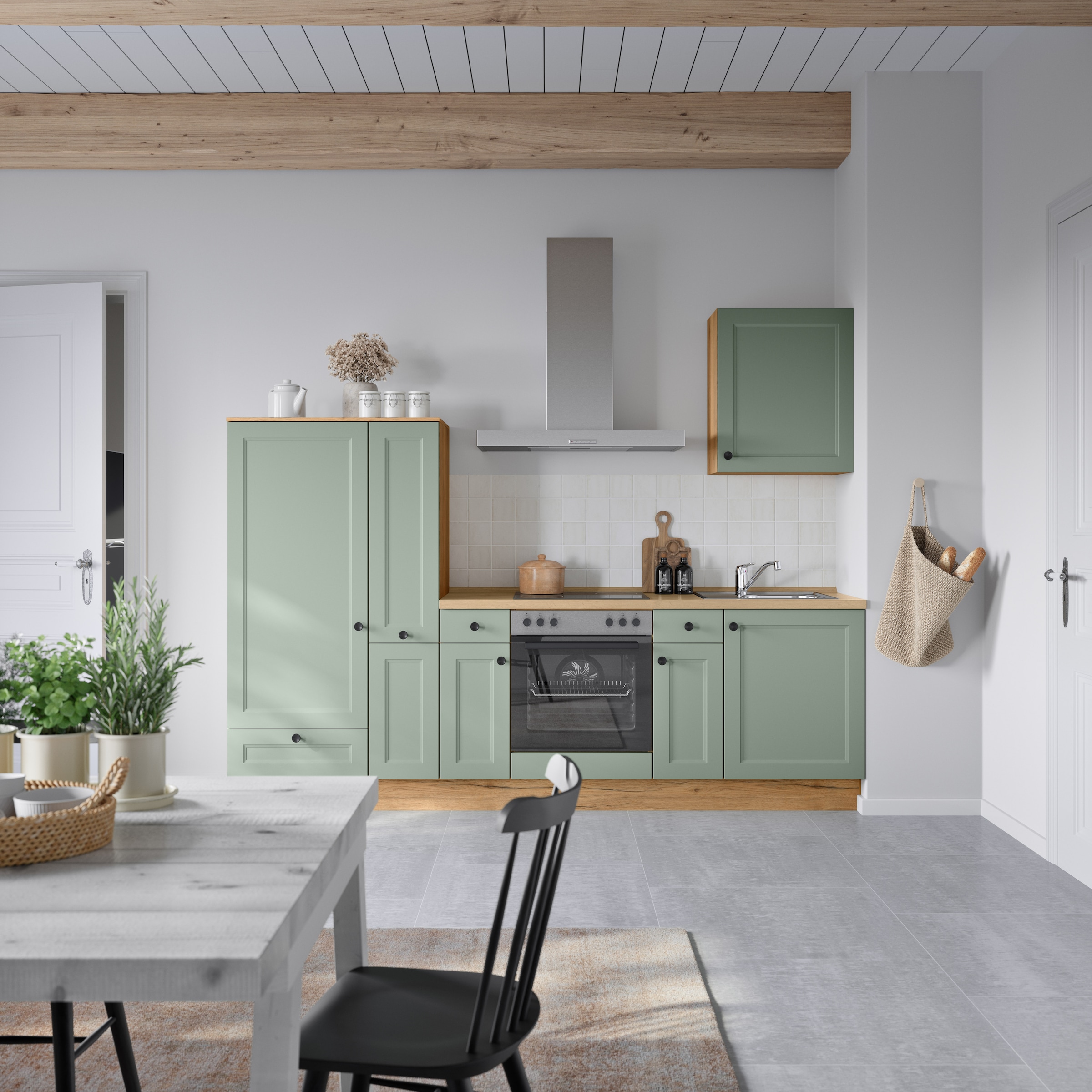nobilia® Küchenzeile »"Cascada I"«, vormontiert, Ausrichtung wählbar, Breite 270 cm, wahlw. mit E-Geräten
