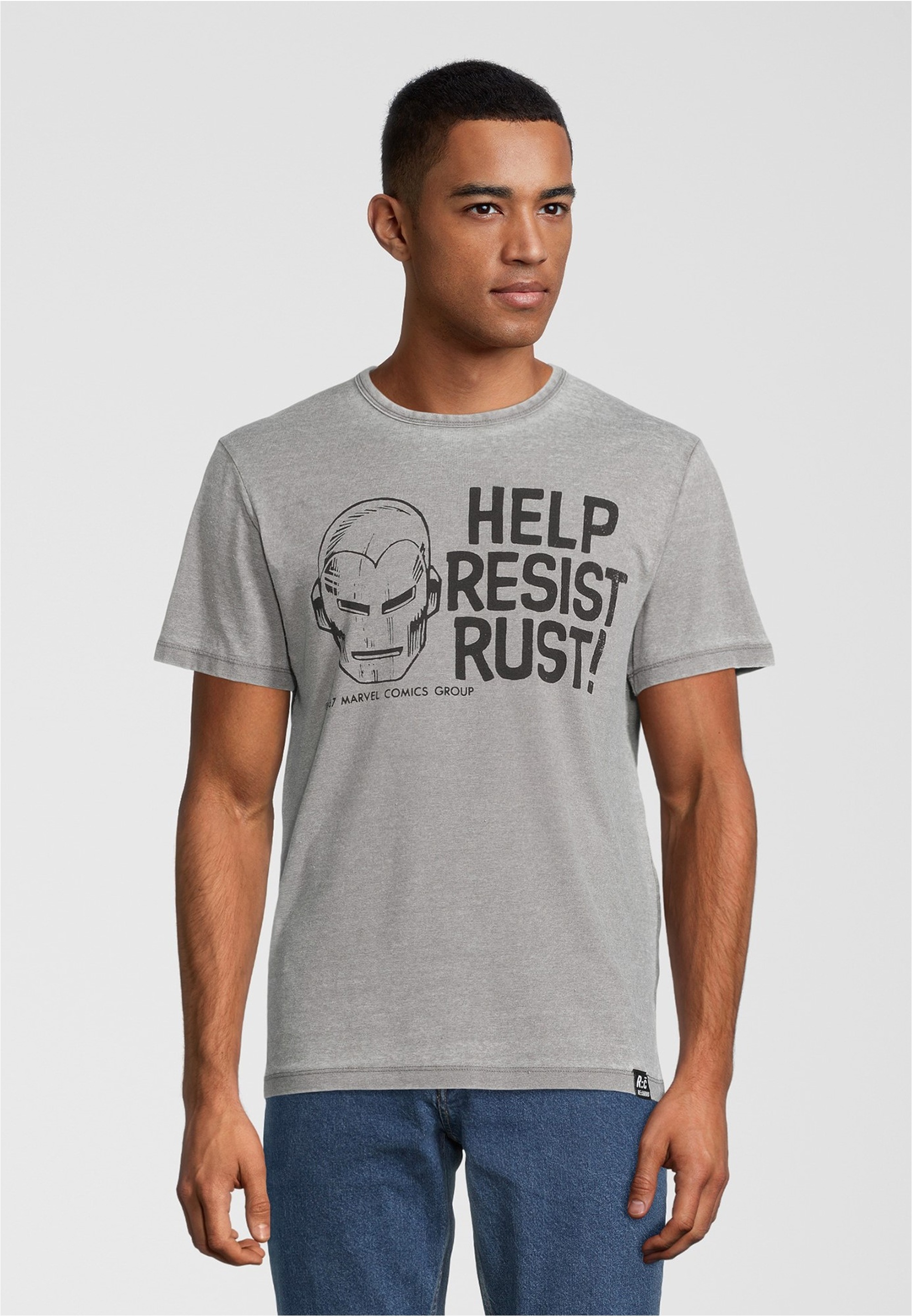 Recovered T-Shirt "Marvel Help Resist Rust", mit coolem Marvel-Print günstig online kaufen