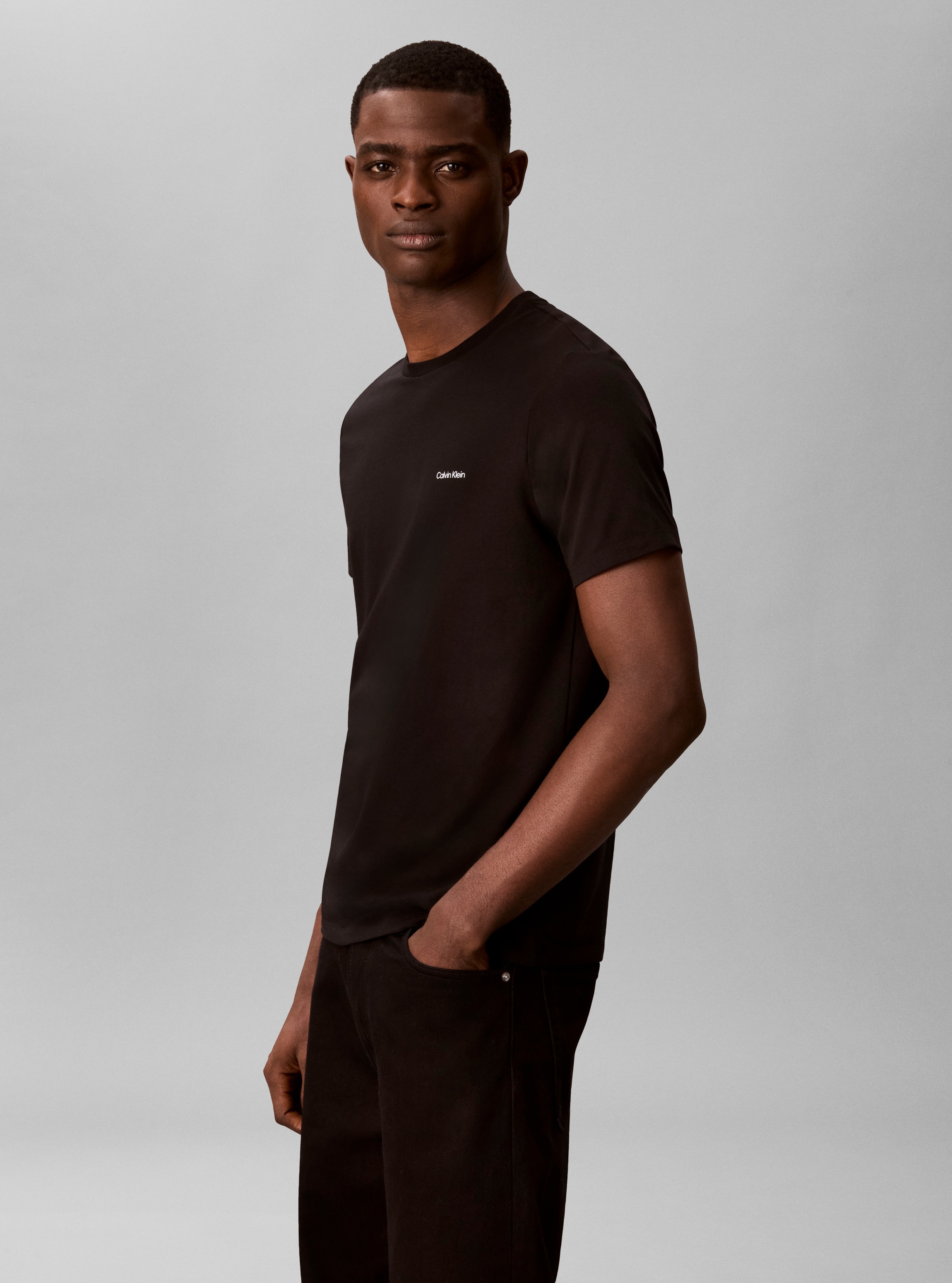 Calvin Klein T-Shirt »SLIM STRETCH COTTON« Slim fit mit Rundhalsausschnitt