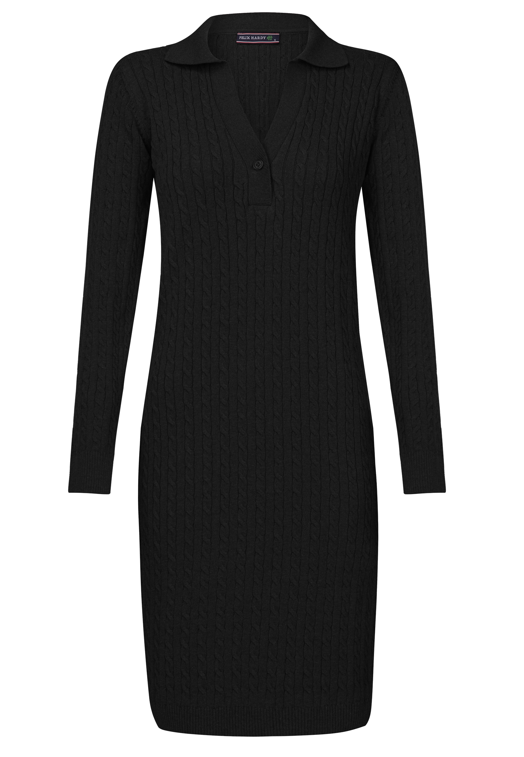 Felix Hardy "Langärmeliges Kabelstrickkleid"
