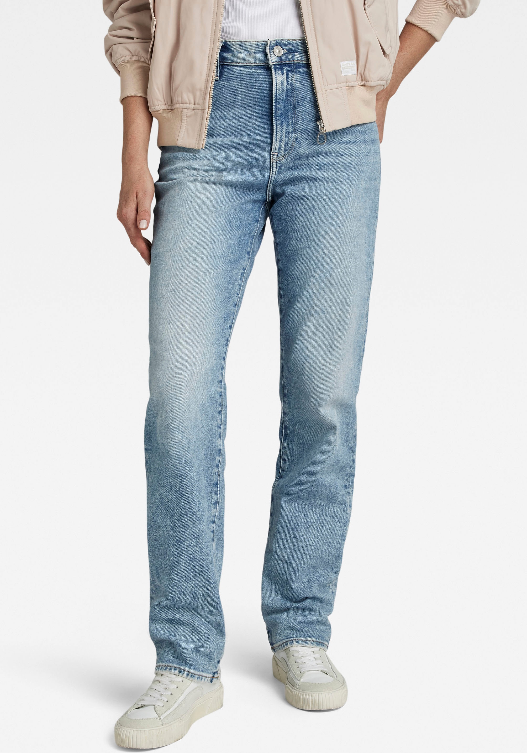 G-STAR High-waist-Jeans "Viktoria High Straight"