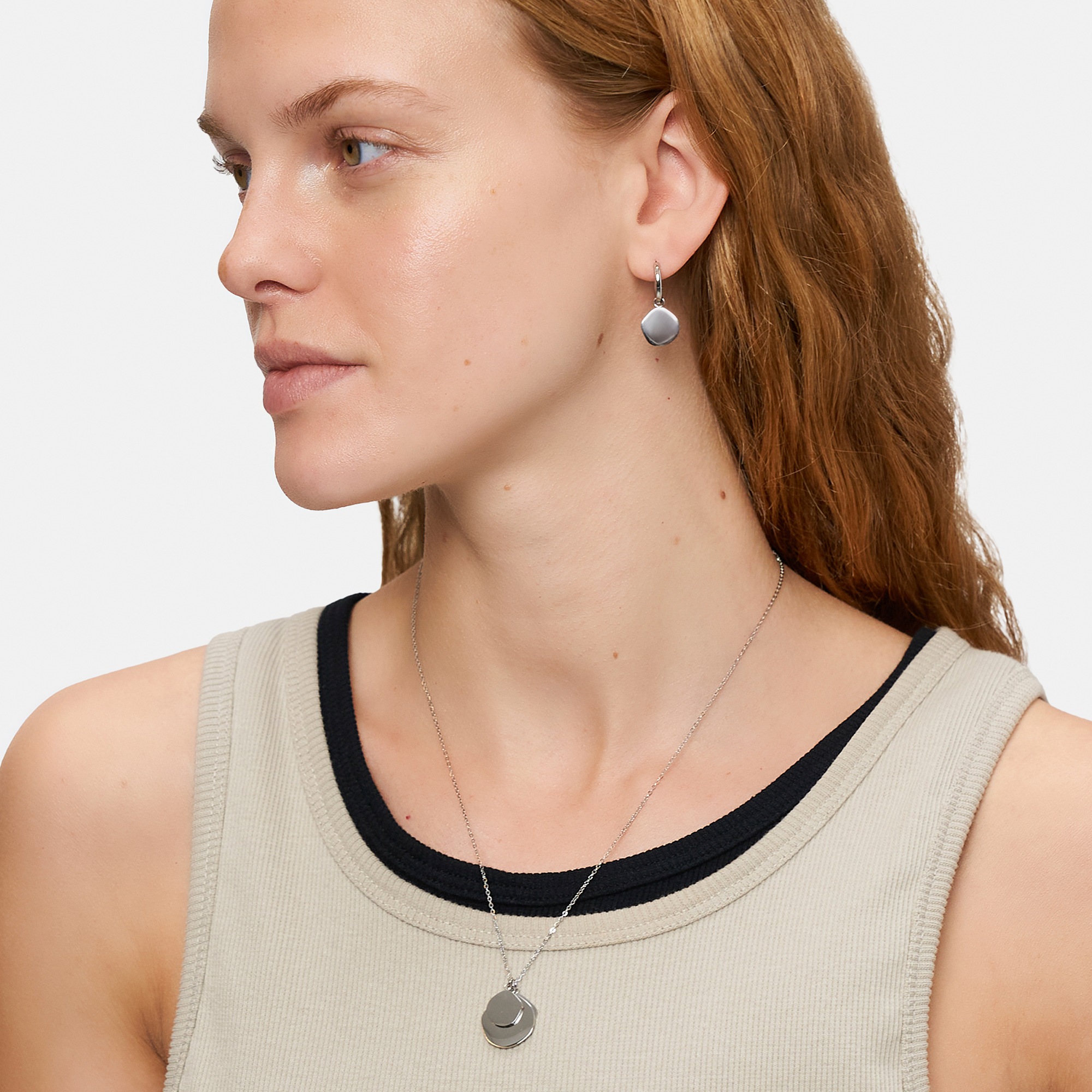 Liebeskind Berlin Kette mit Anhänger »Schmuck Geschenk Edelstahl Halskette The Organic Treasure«
