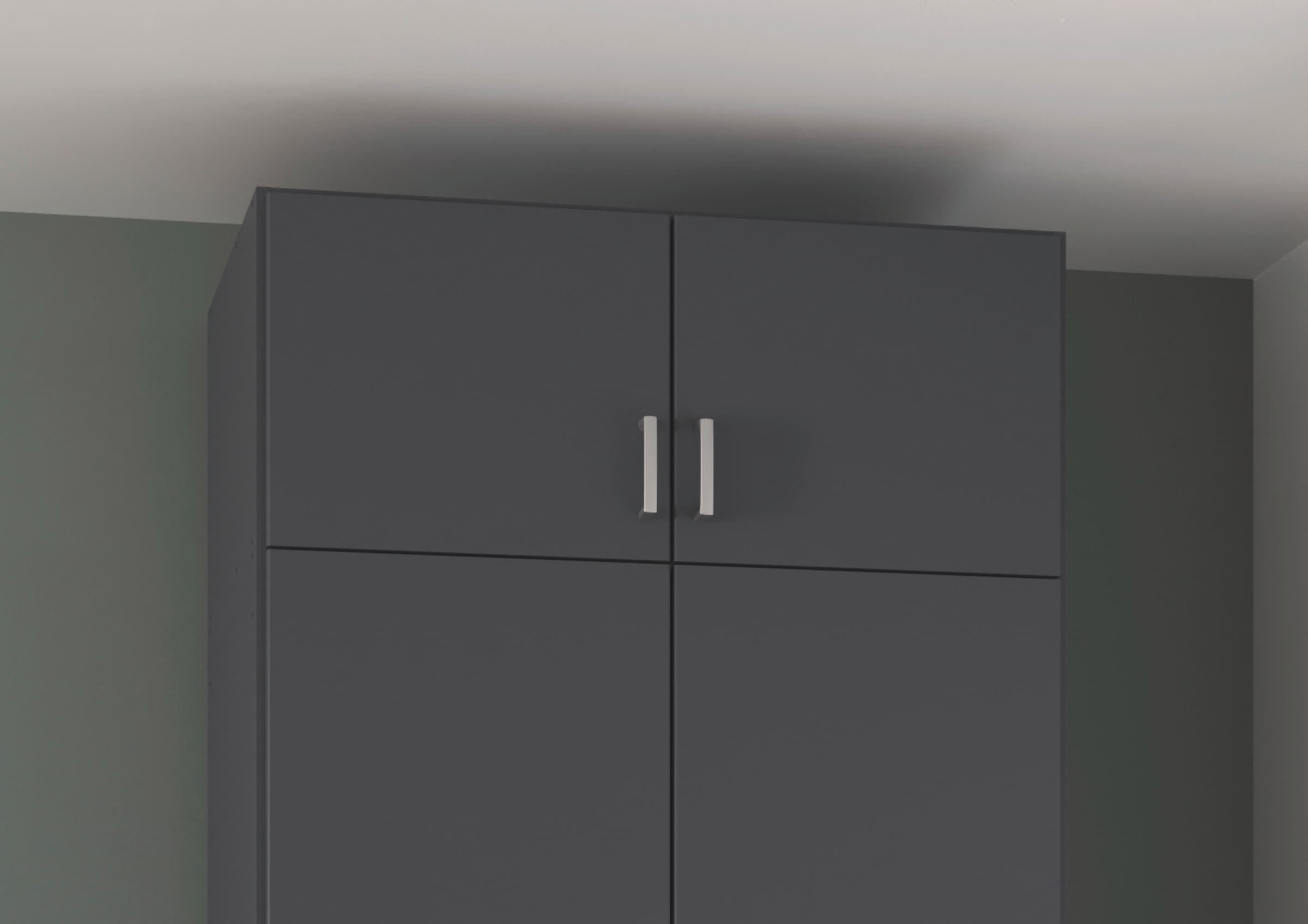 rauch Aufsatzschrank »Schrankaufsatz für Kleiderschrank Schrankerhöhung Erweiterung GAMMA« Breiten 91/136/181/226 cm, in 4 Griffvarianten,  für eine maximale Nutzung der Deckenhöhe, viele Farben MADE IN GERMANY