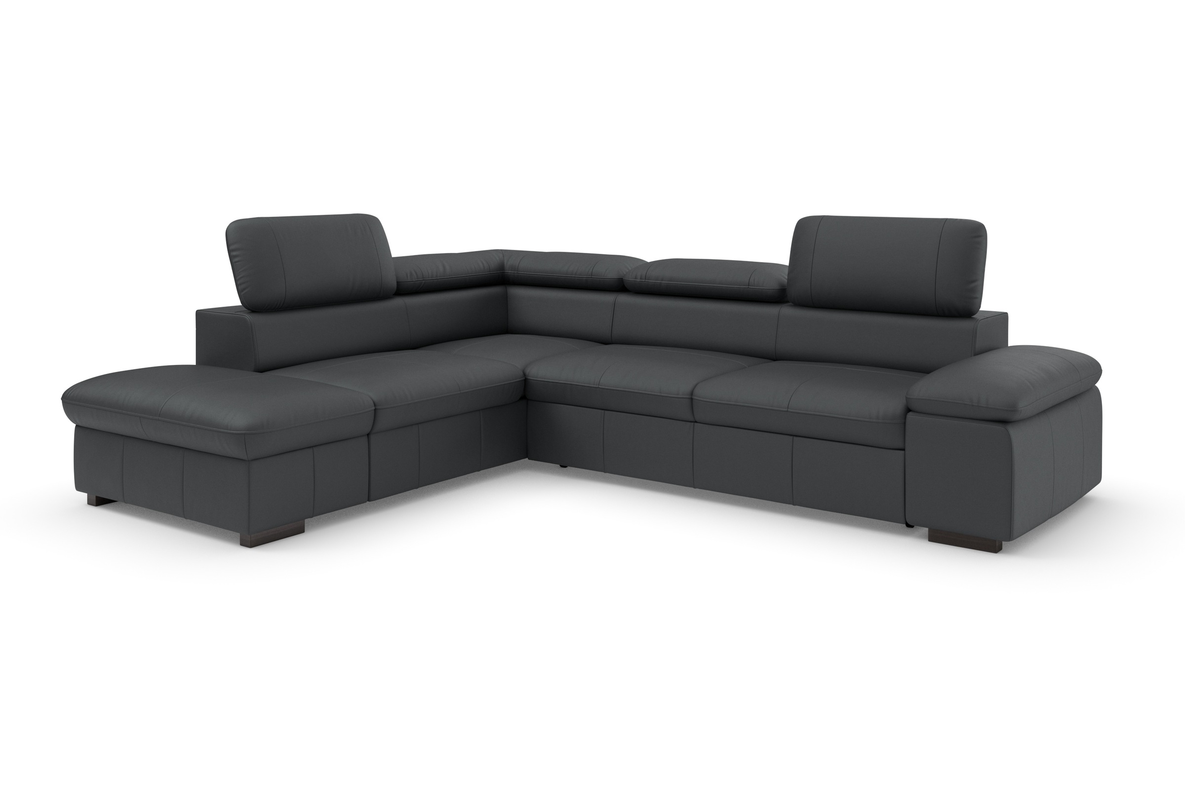 Home affaire Ecksofa »Alberto L-Form«, mit Kopfteilverstellung, wahlweise mit Bettfunktion
