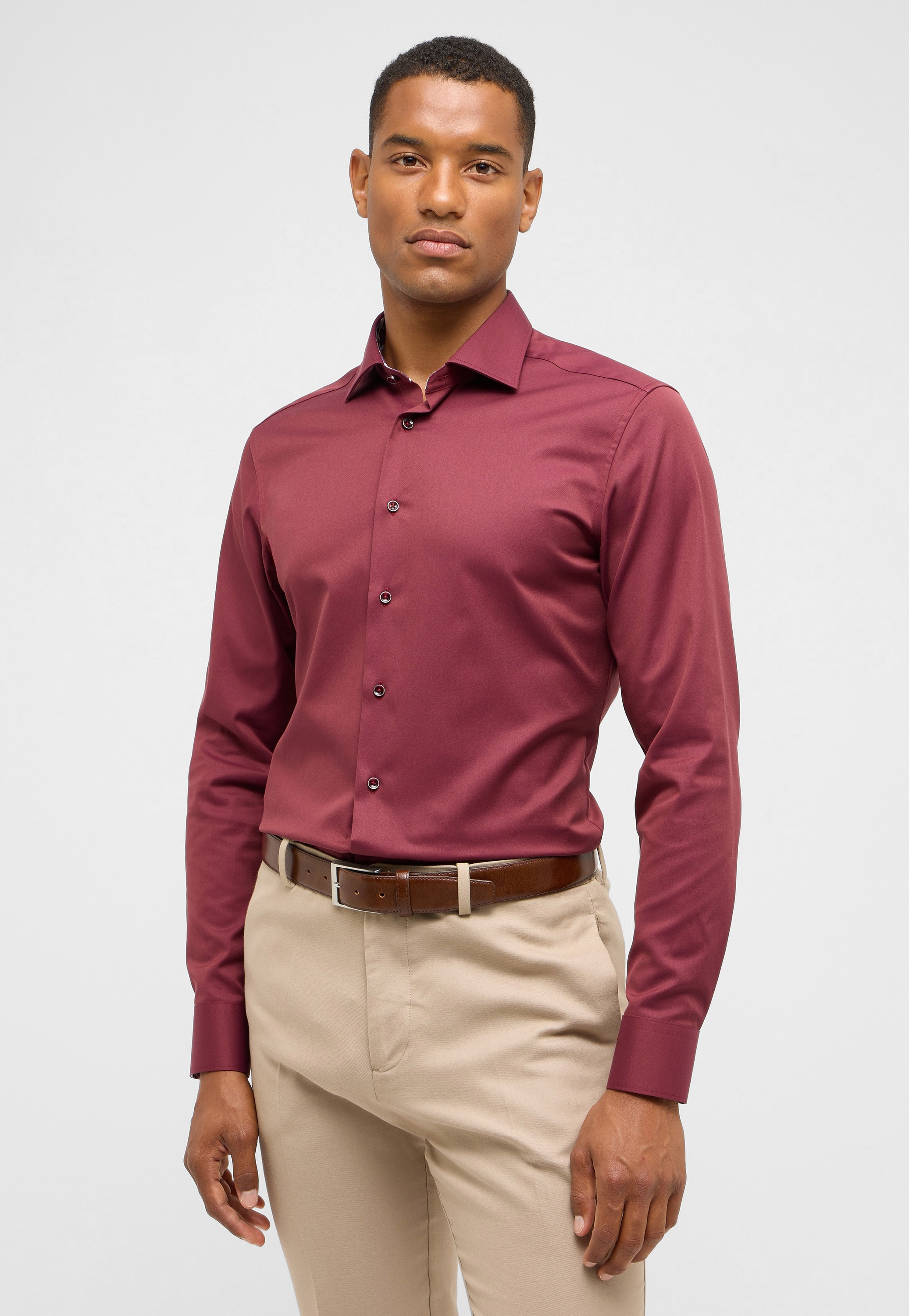 Eterna Langarmhemd "SLIM FIT", NON IRON (bügelfrei) günstig online kaufen