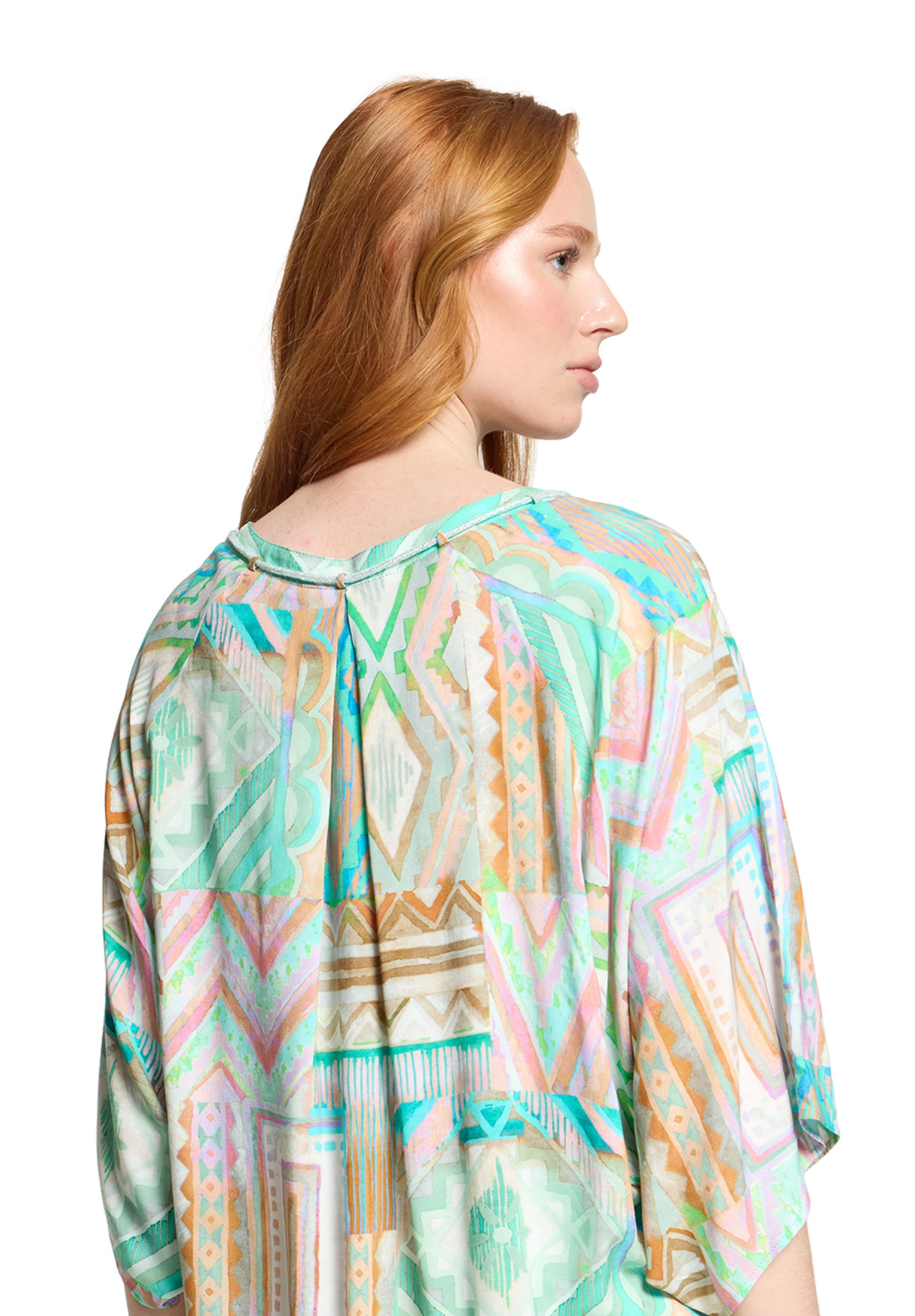 Cartoon Schlupfbluse »Damen mit Muster«