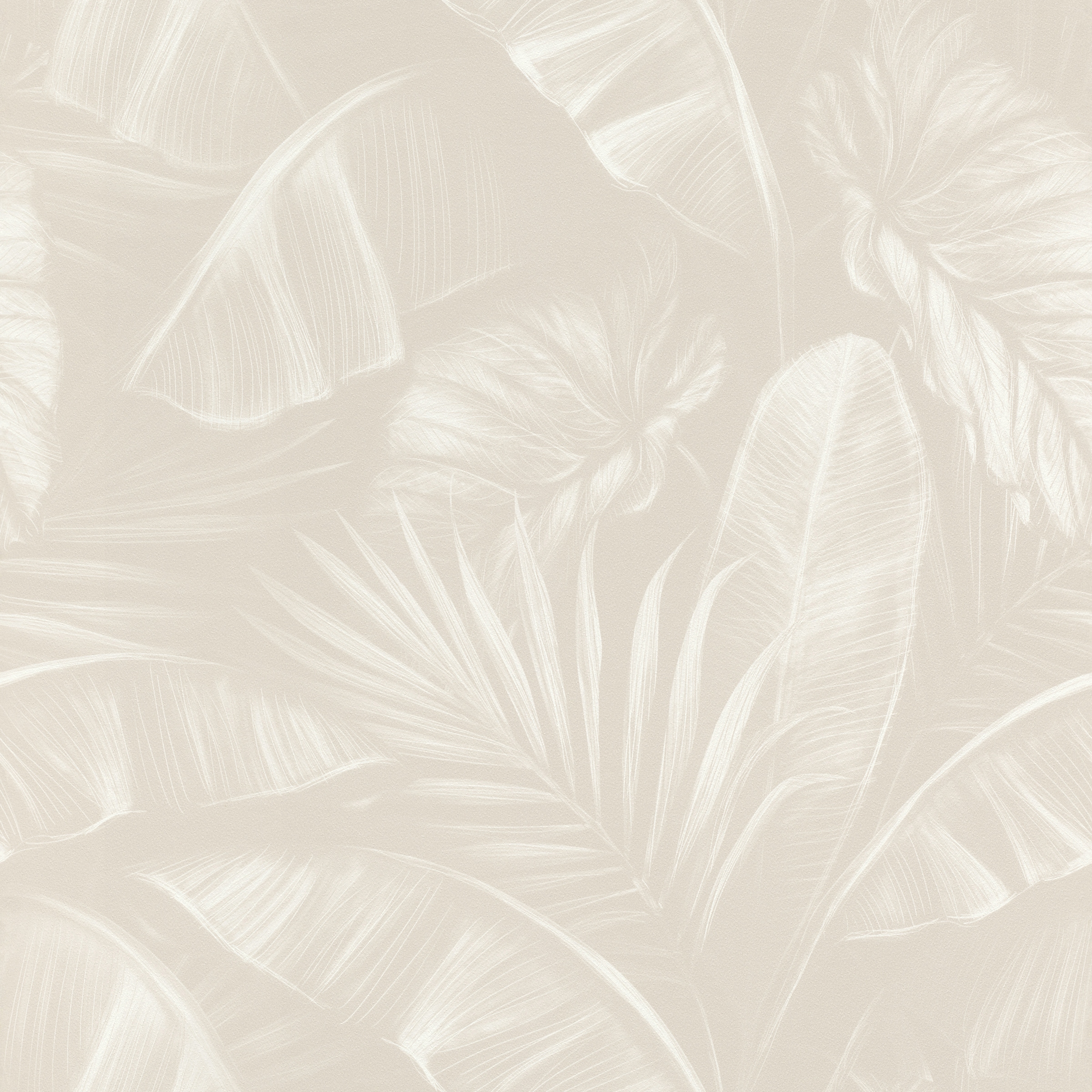 Rasch Papiertapete »mit exotischen Blättern«, botanisch, mit Palmenblättern