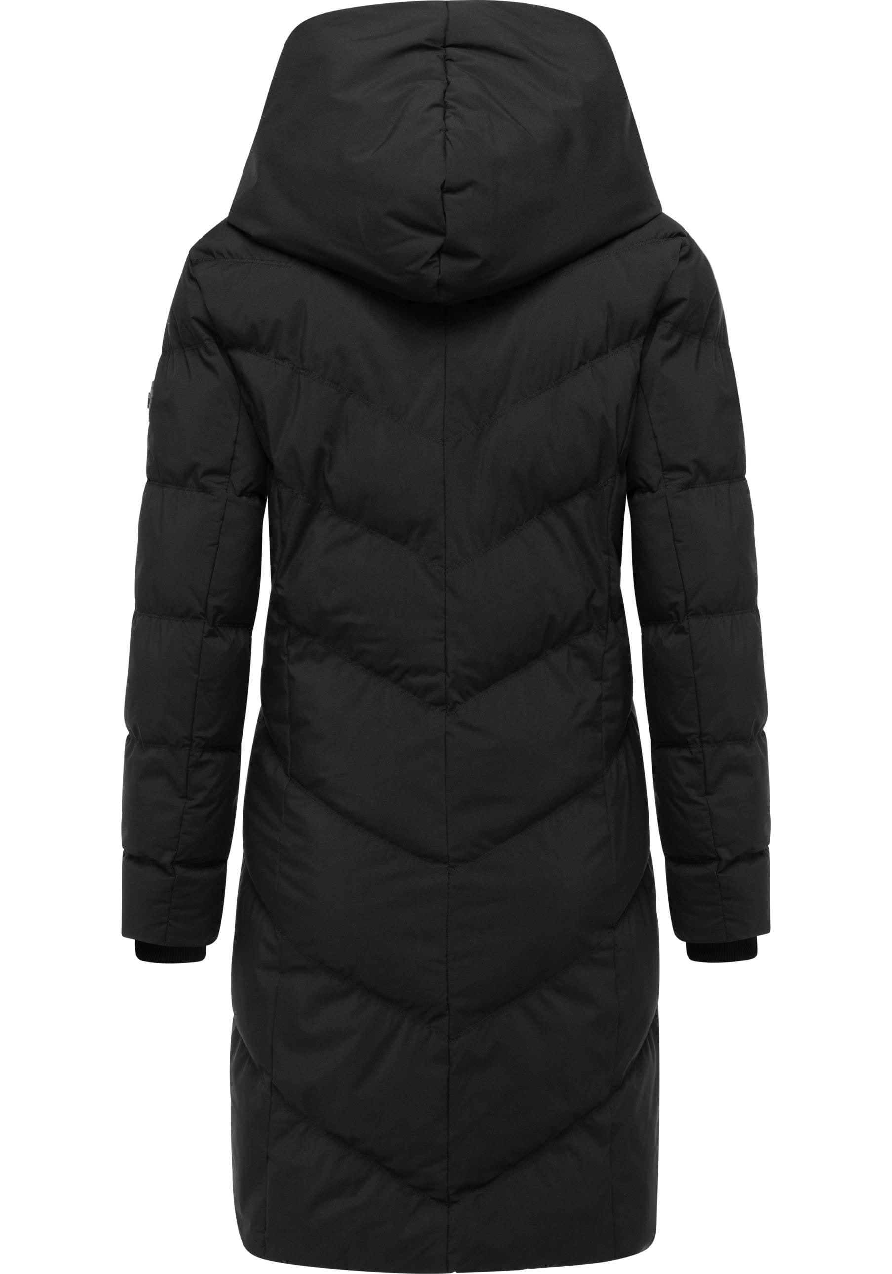 Ragwear Steppmantel »Natalka Soft YOUMODO«, Warmer Wintermantel mit hohem Kragen und Kapuze