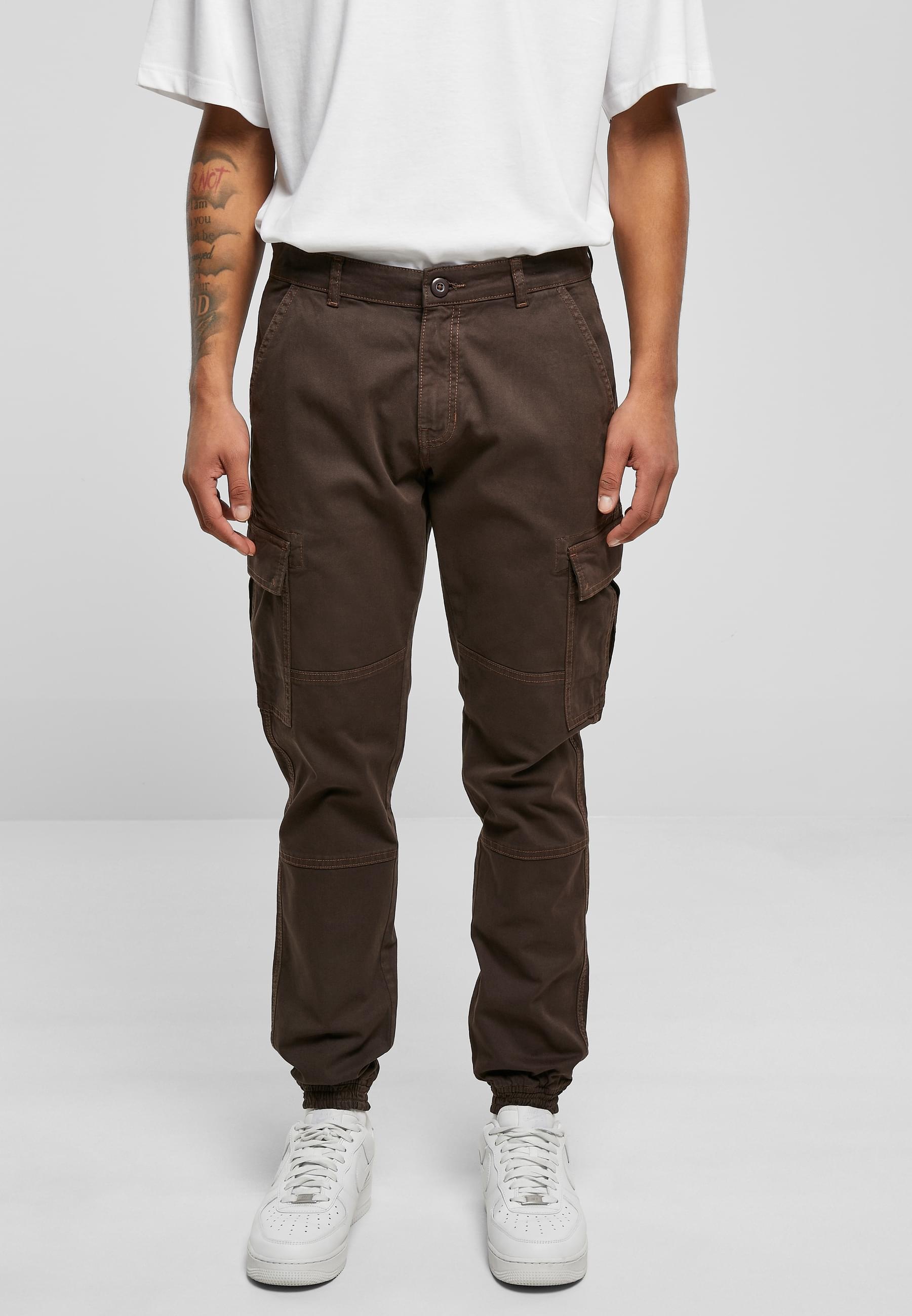 URBAN CLASSICS Cargohose »Urban Classics Herren Washed Cargo Twill Jogging Pants«, (1 tlg.)