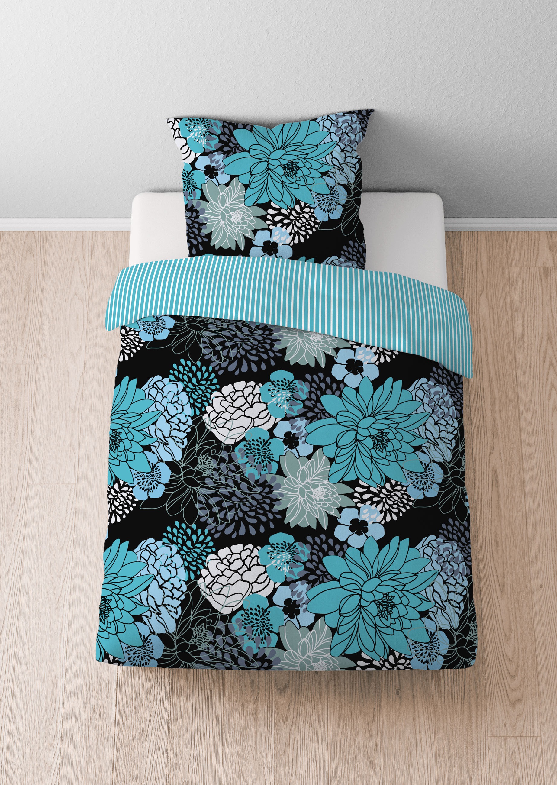 Castell - Markenbettwäsche Wendebettwäsche "0040564" 2 Stk. hautsympathisch günstig online kaufen