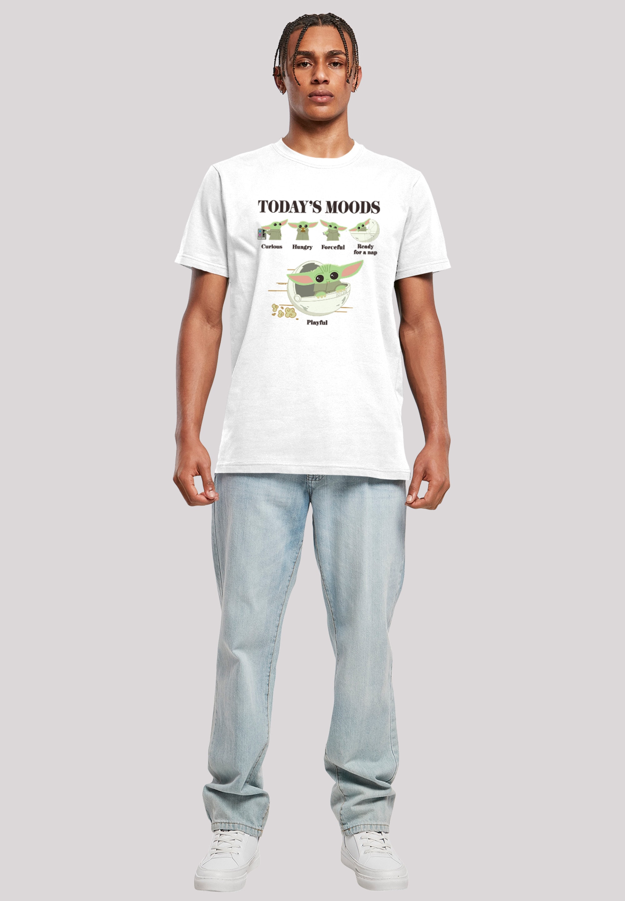 Mandalorian kaufen F4NT4STIC | Wars BAUR Herren,Premium Child Moods«, ▷ Merch,Regular-Fit,Basic,Bedruckt »Star T-Shirt