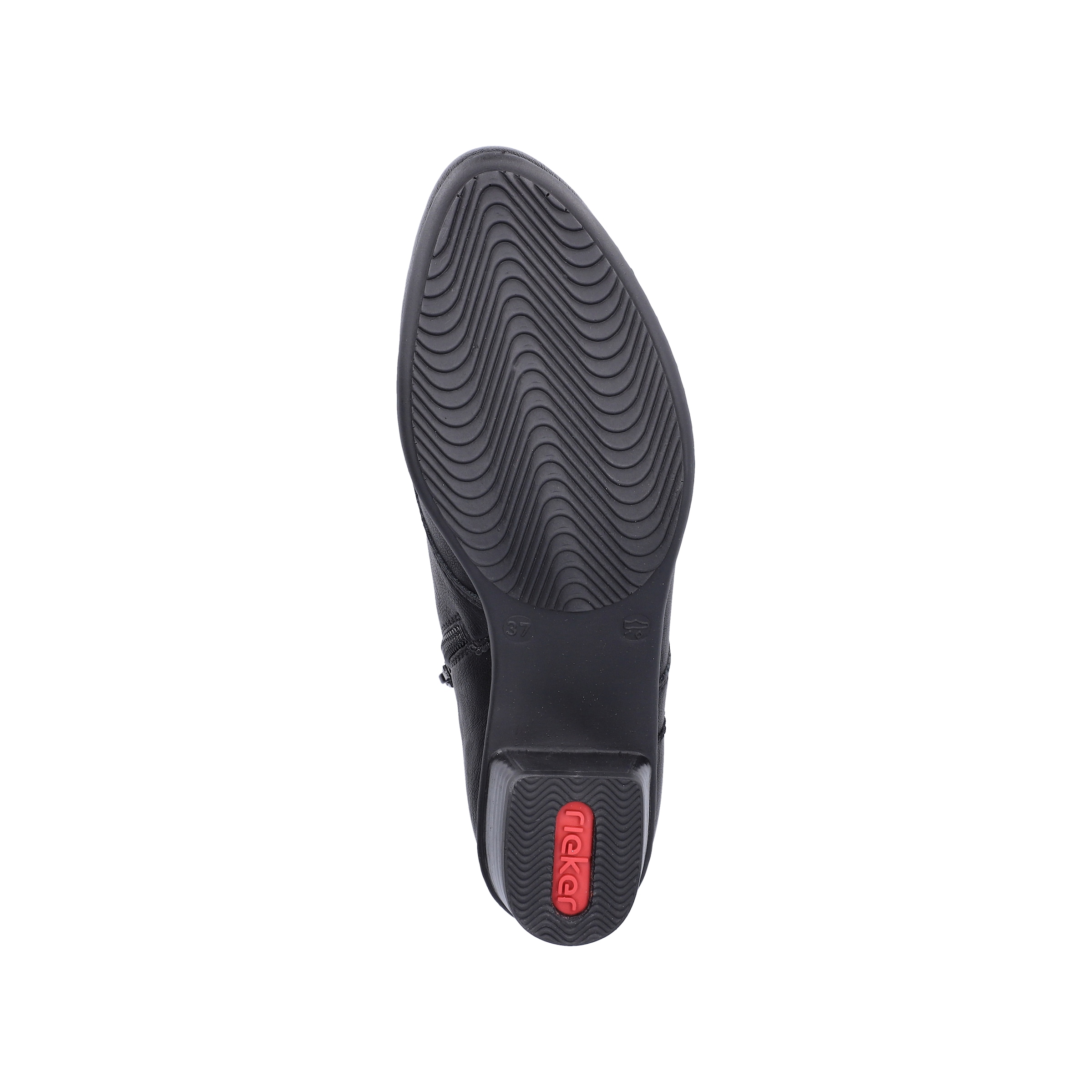 Rieker Schnürstiefelette  Schnürboots, Blockabsatz, mit Logoprägung an der Ferse