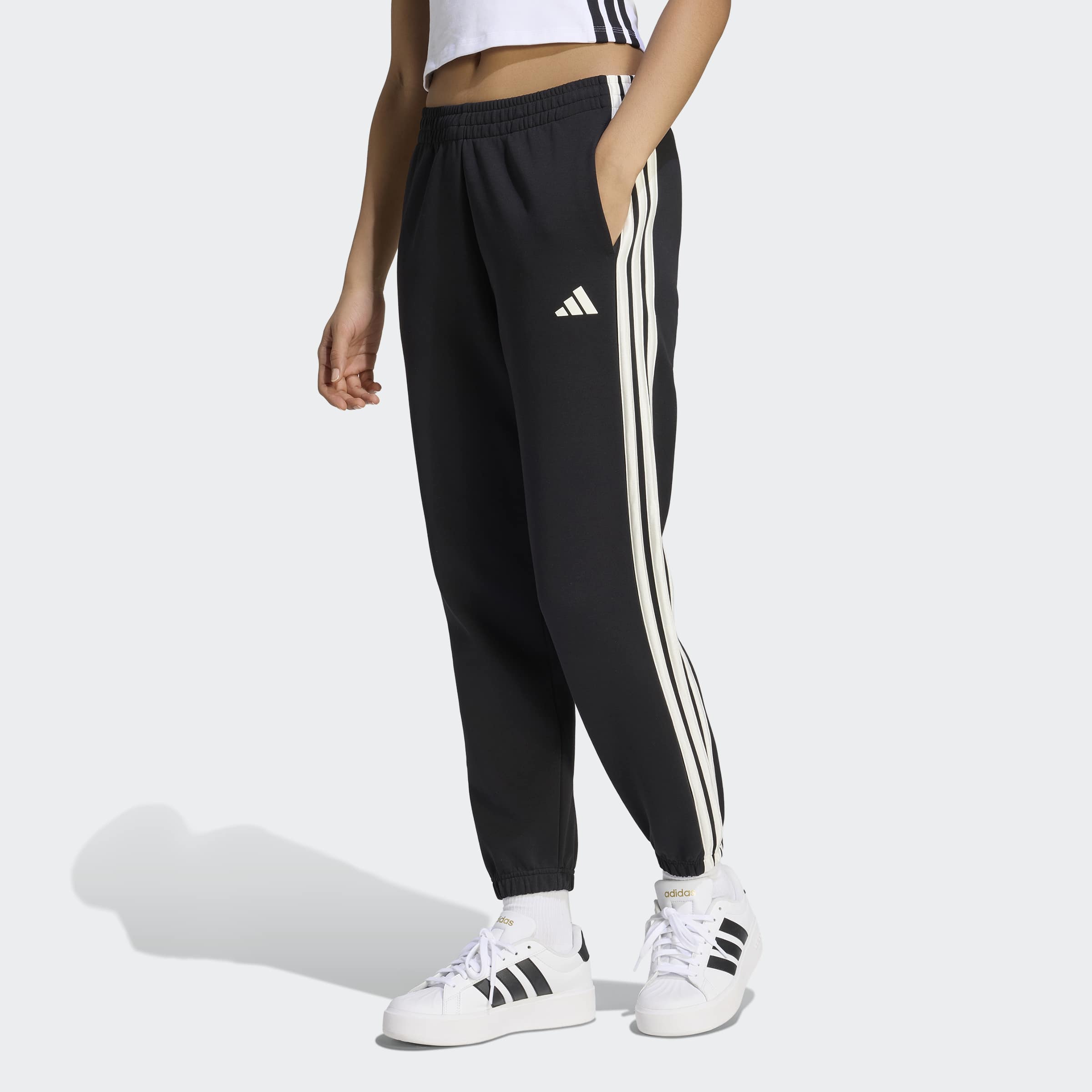 adidas Sportswear Sporthose "STADIUM 3-STREIFEN REGULAR" für Erwachsene, mit Kordelverschluss, normal-weite Passform