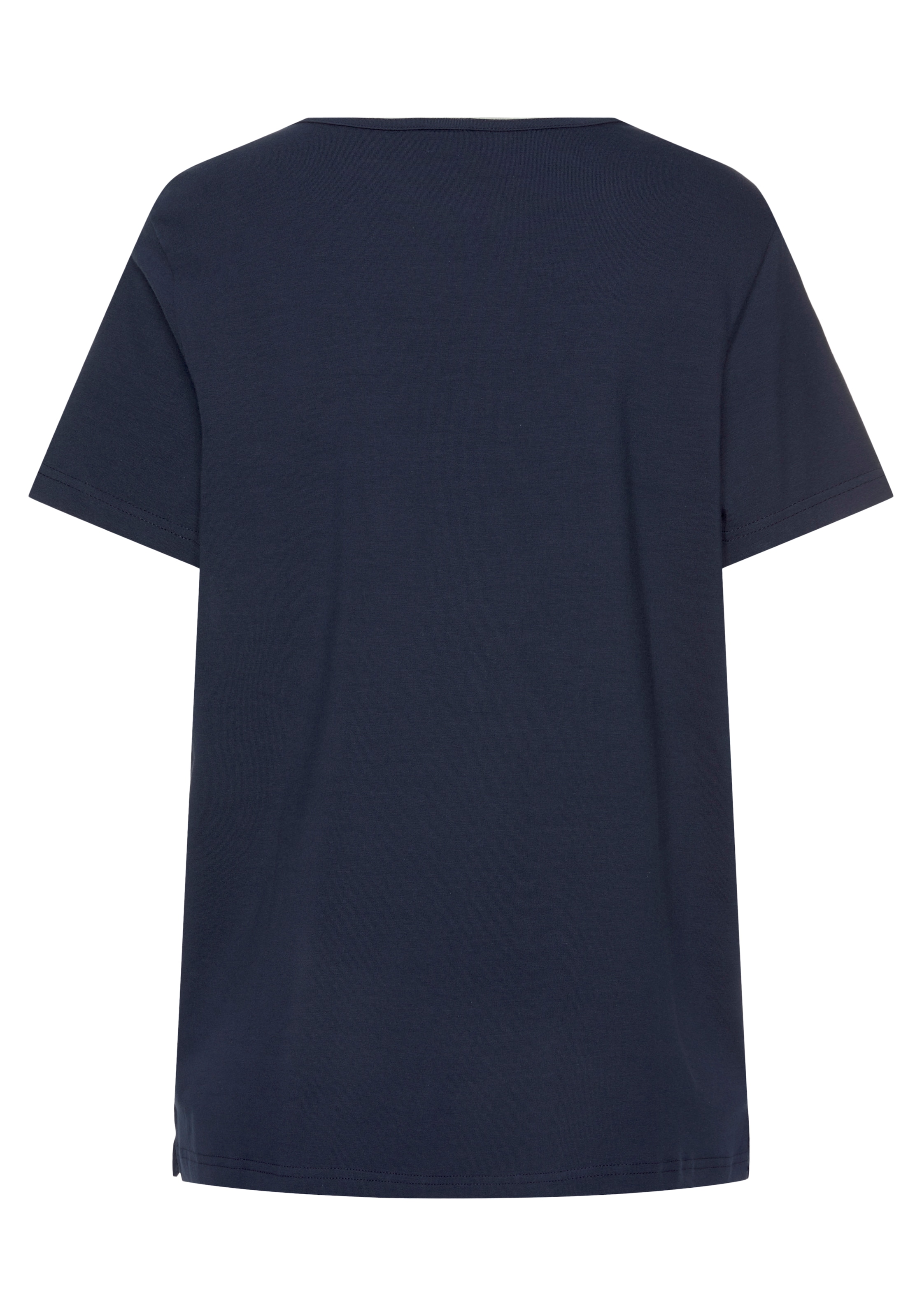 KangaROOS T-Shirt, Kurzarm, figurumspielend, unifarben, Rundhalsausschnitt, casual