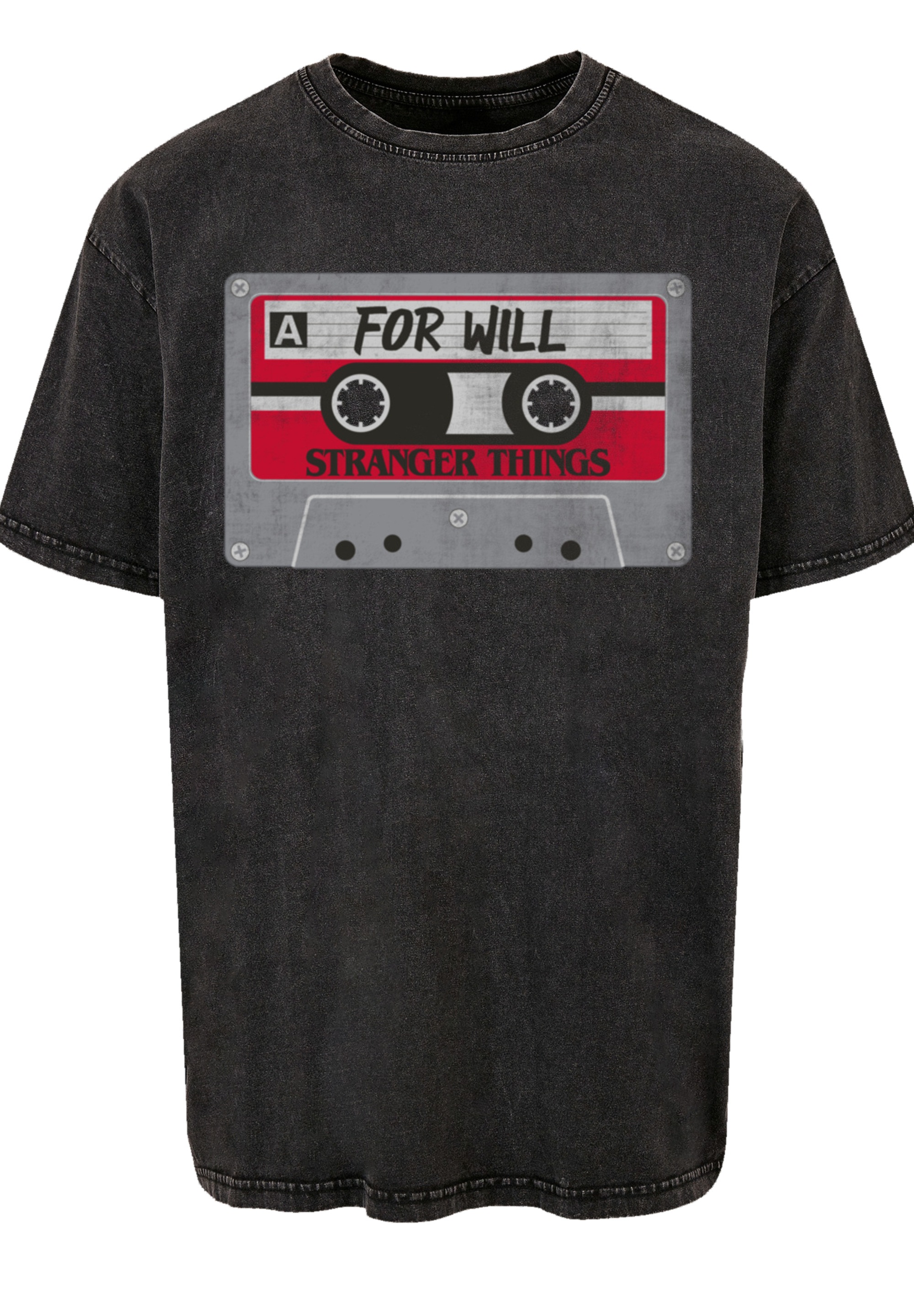 F4NT4STIC T-Shirt »Stranger Things Cassette For Will Netflix«, Premium Qualität