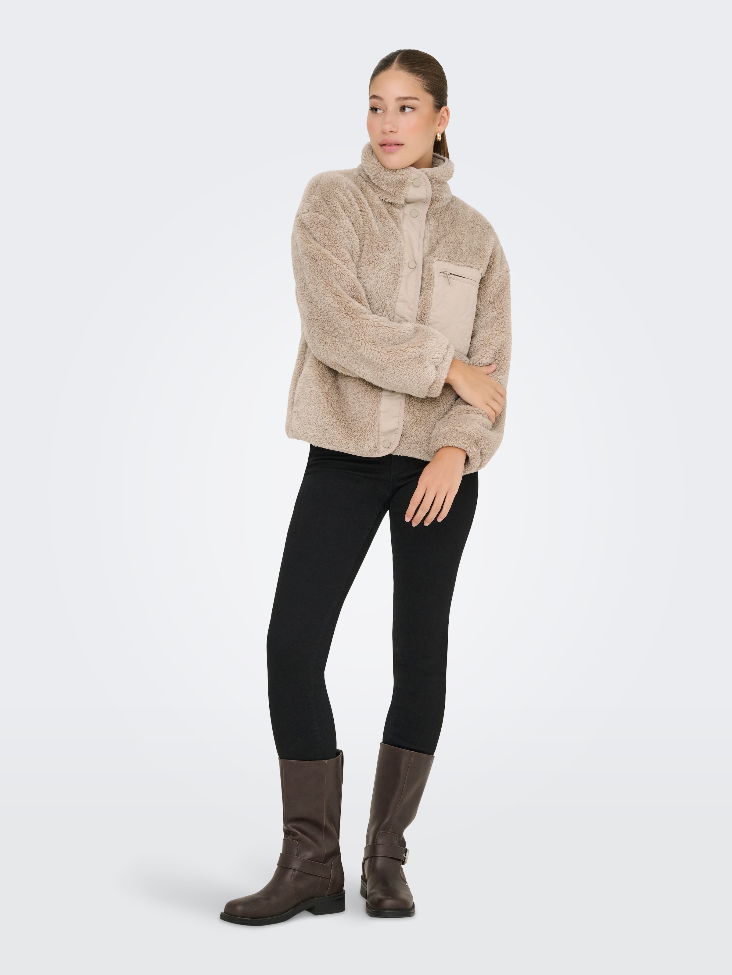 ONLY Outdoorjacke »ONLCONTACT LIFE OVERSIZED CC OTW«, ohne Kapuze