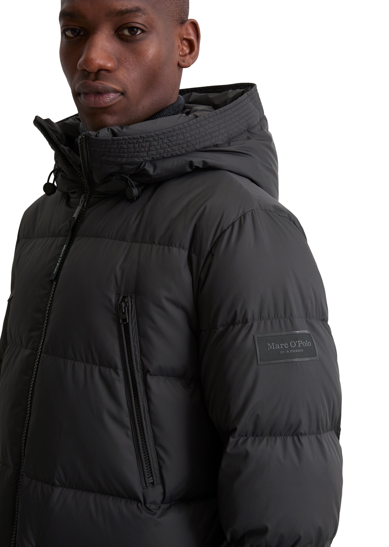 Marc O'Polo Outdoorjacke »mit funktionalen Taschen«, ohne Kapuze