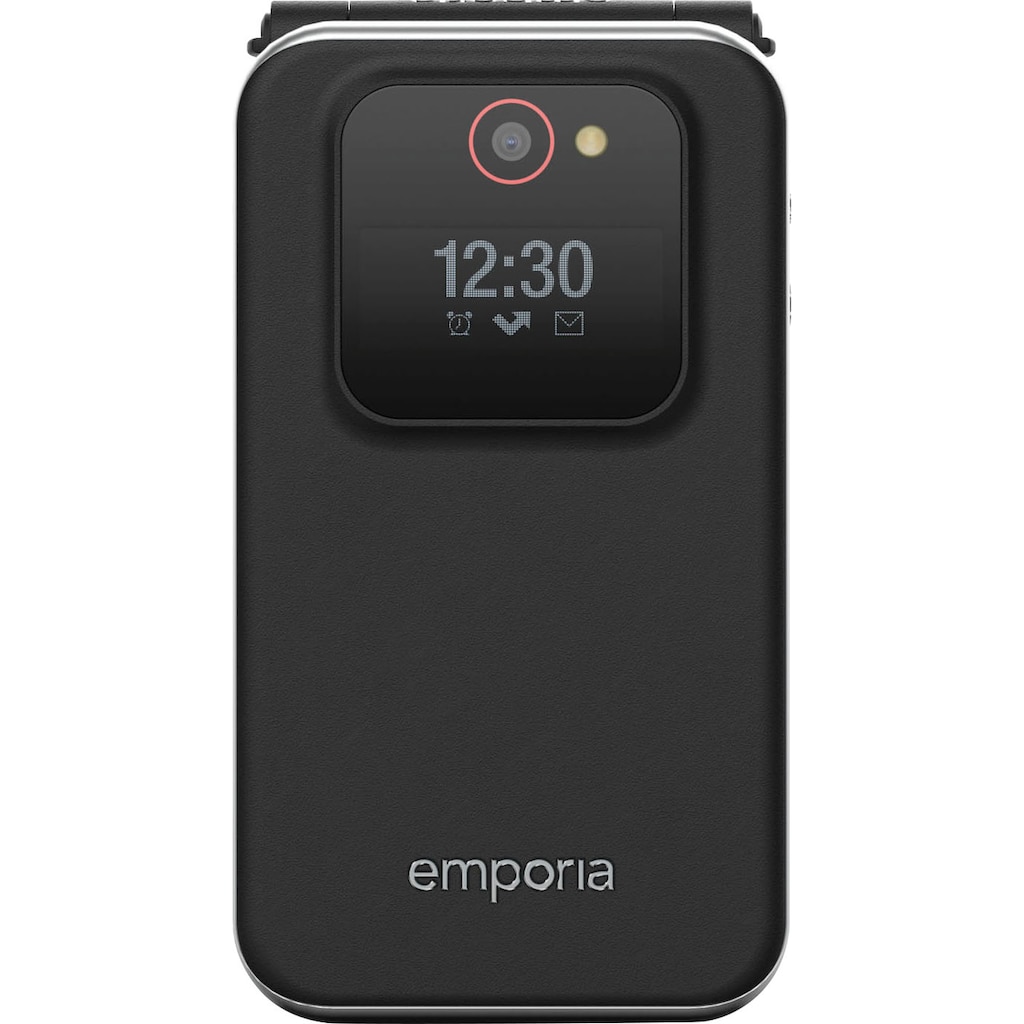 Emporia Smartphone »JOY-LTE«, schwarz, 7,11 cm/2,8 Zoll, 2 MP Kamera