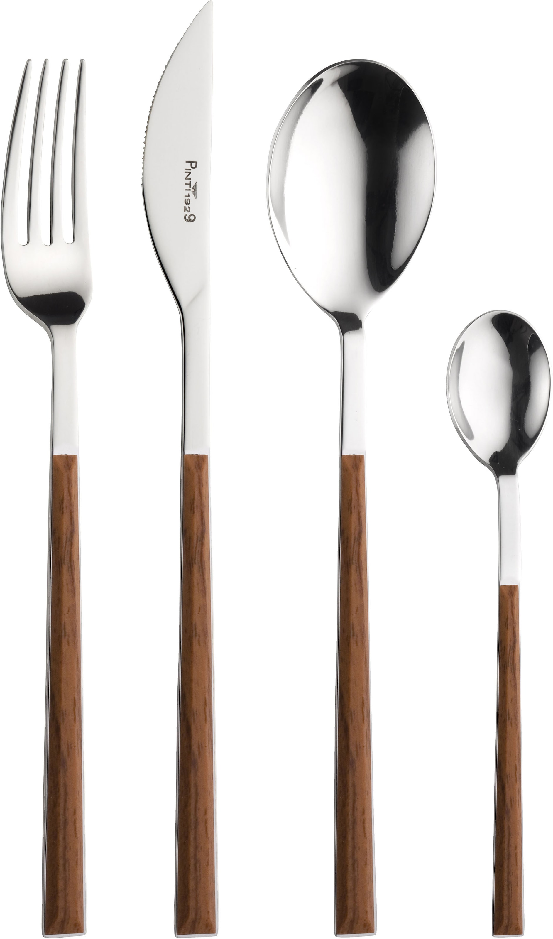 PINTINOX Besteck-Set "Sushi" mit Kunststoffgriff in Holz-Optik günstig online kaufen