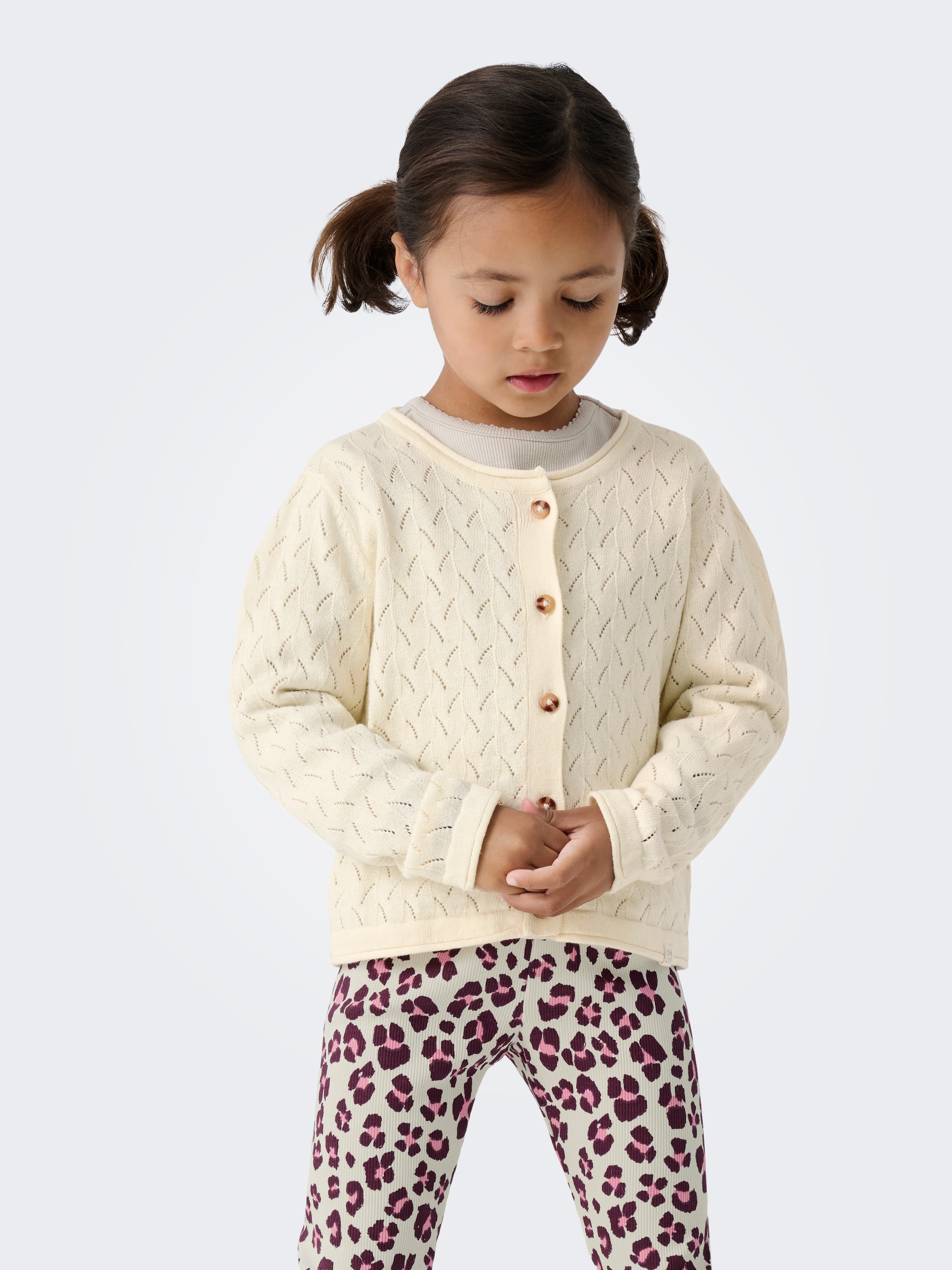 KIDS ONLY Strickjacke "KMGMEGAN LIFE LS CARDIGAN KNT NOOS"