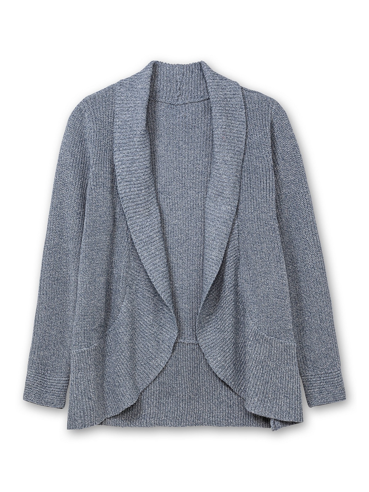 Sheego Strickjacke »Große Größen«, mit Schalkragen