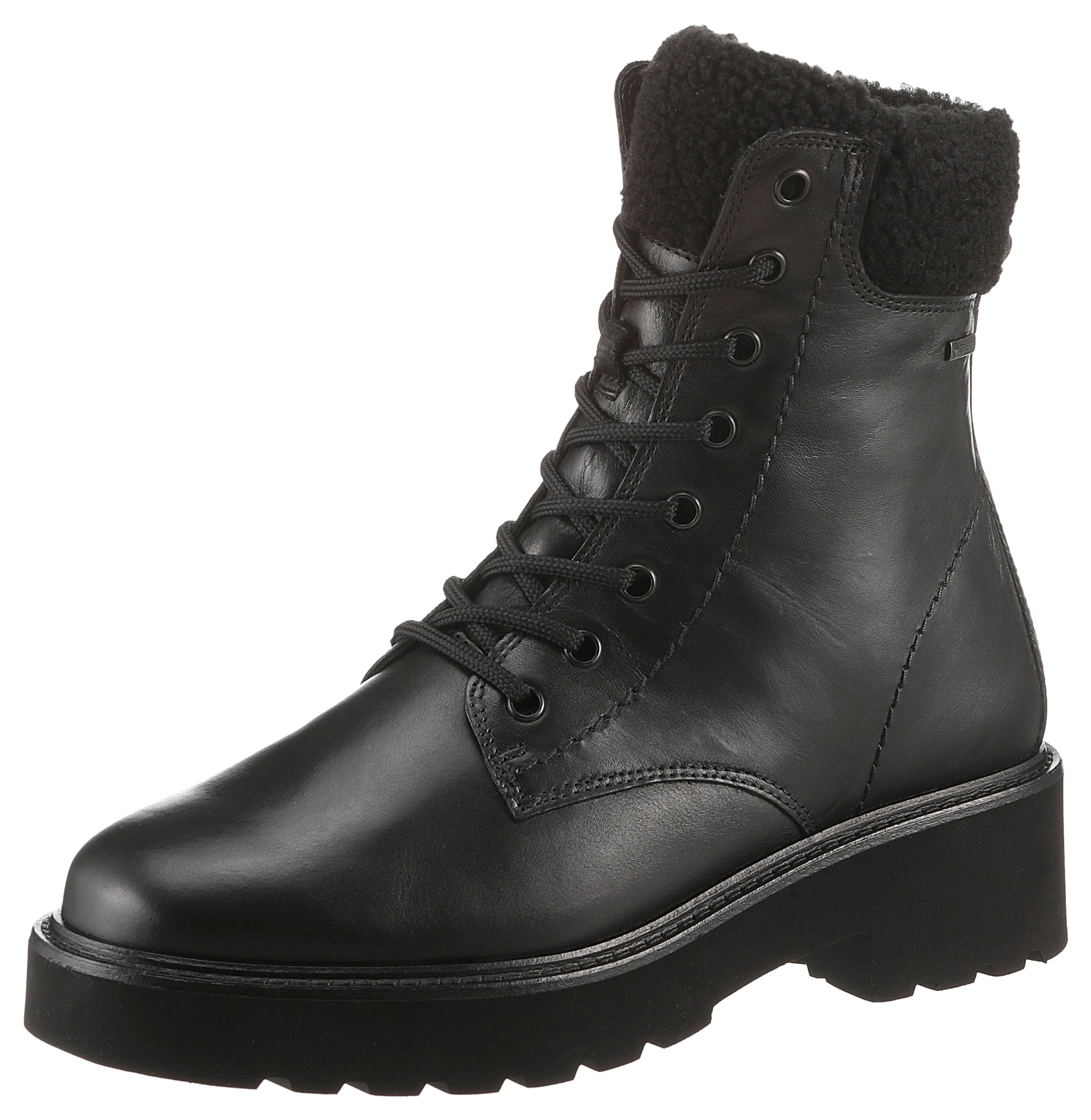 Winterstiefelette, Winterboots, Schnürstiefelette, Blockabsatz, mit GORE-TEX