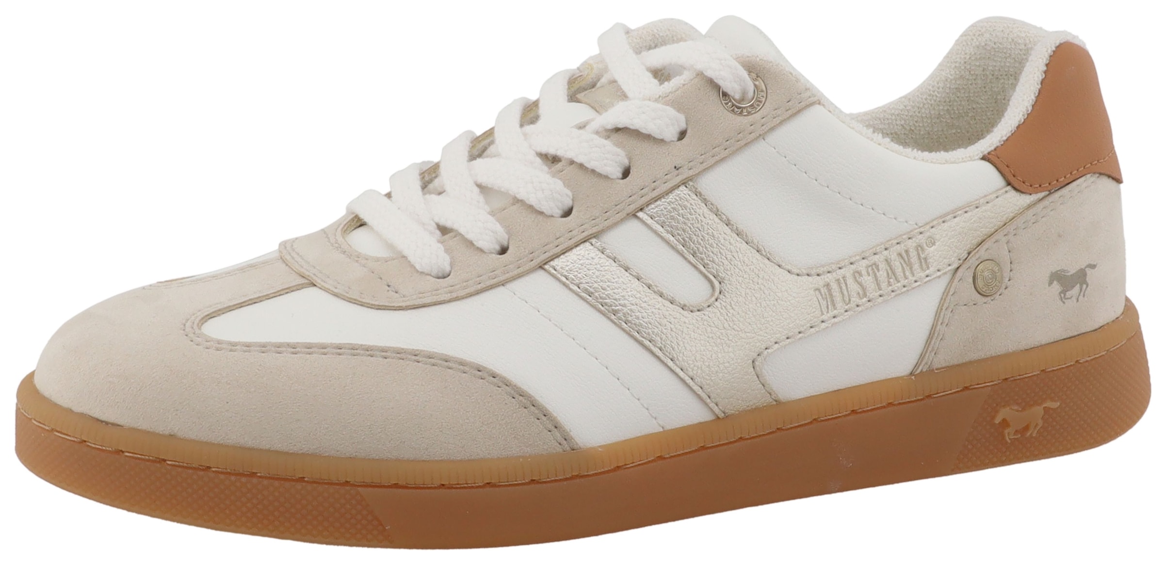 Mustang Shoes Sneaker "Ornella" Freizeitschuh, Halbschuh, Schnürschuh mit m günstig online kaufen