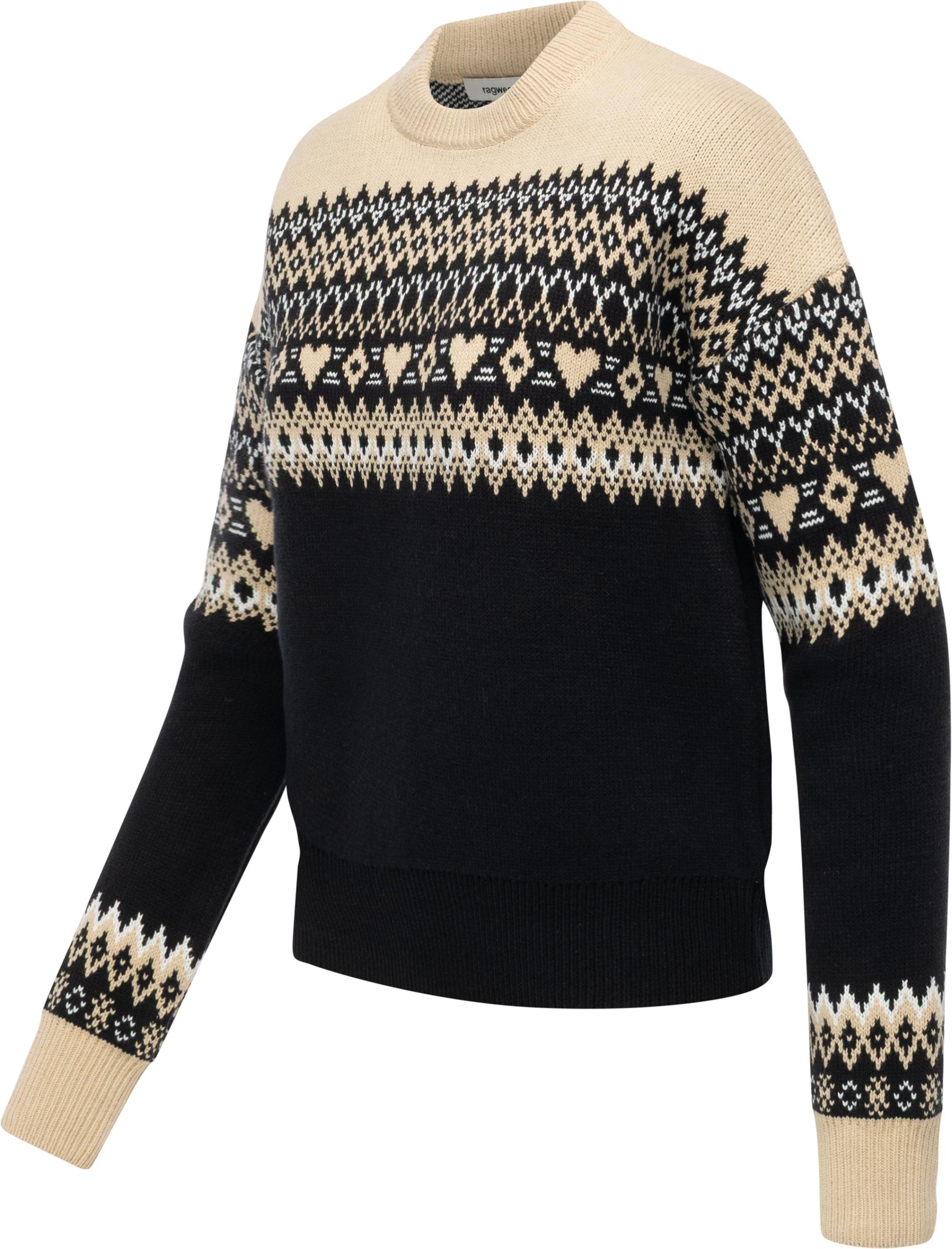 Ragwear Norwegerpullover »Oslana«, Warmer Norweger Damen Strickpullover