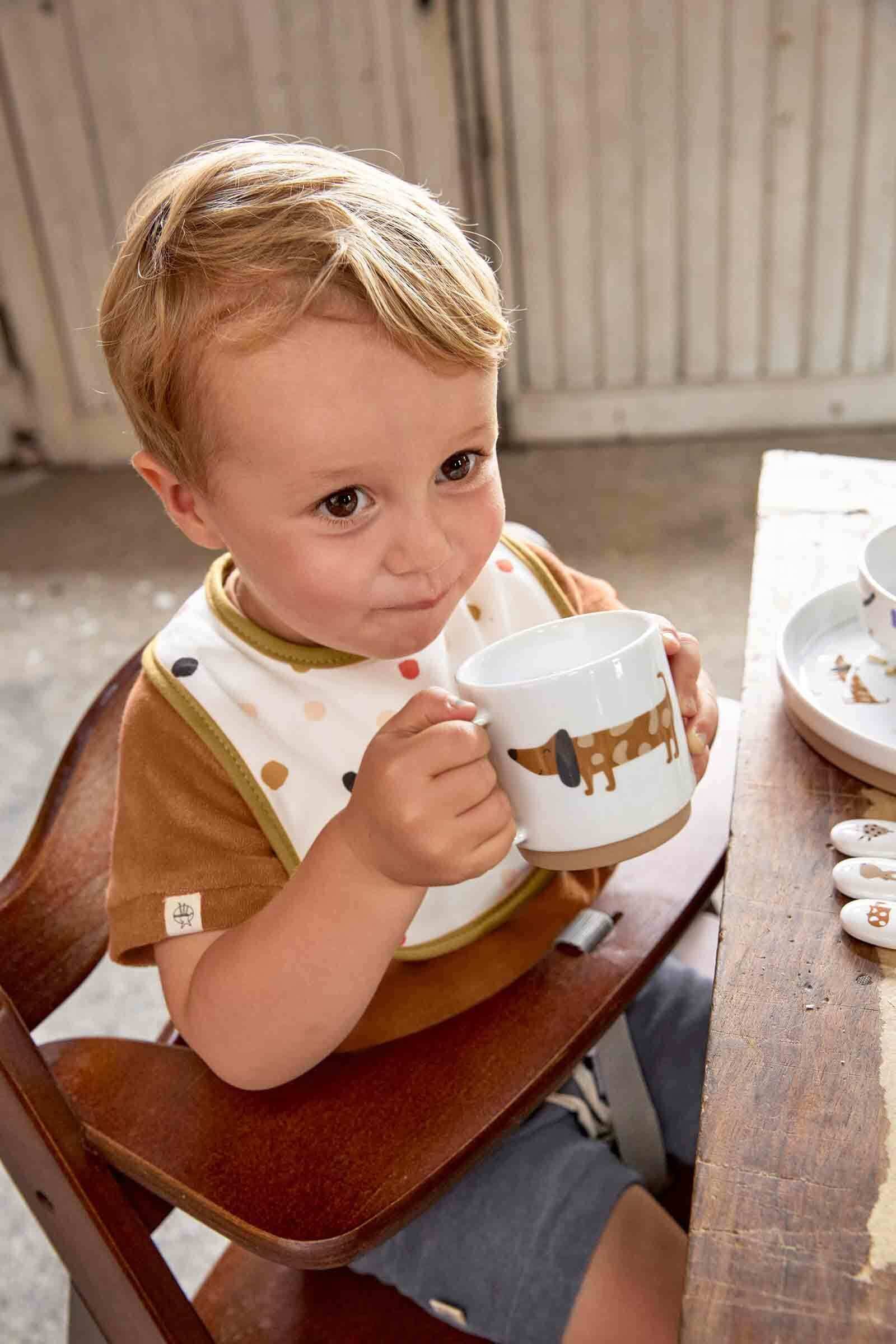 LÄSSIG Kindergeschirr-Set »Kinder Porzellan-Geschirr-Set 3er Set«