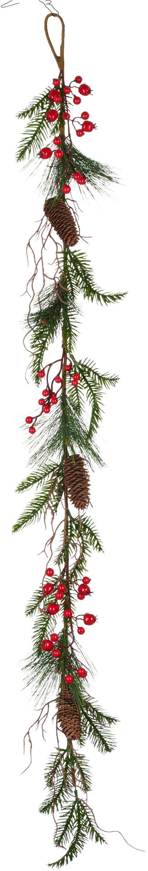 Creativ green Kunstgirlande "Tannengirlande" mit üppig dekorierten Accessoi günstig online kaufen