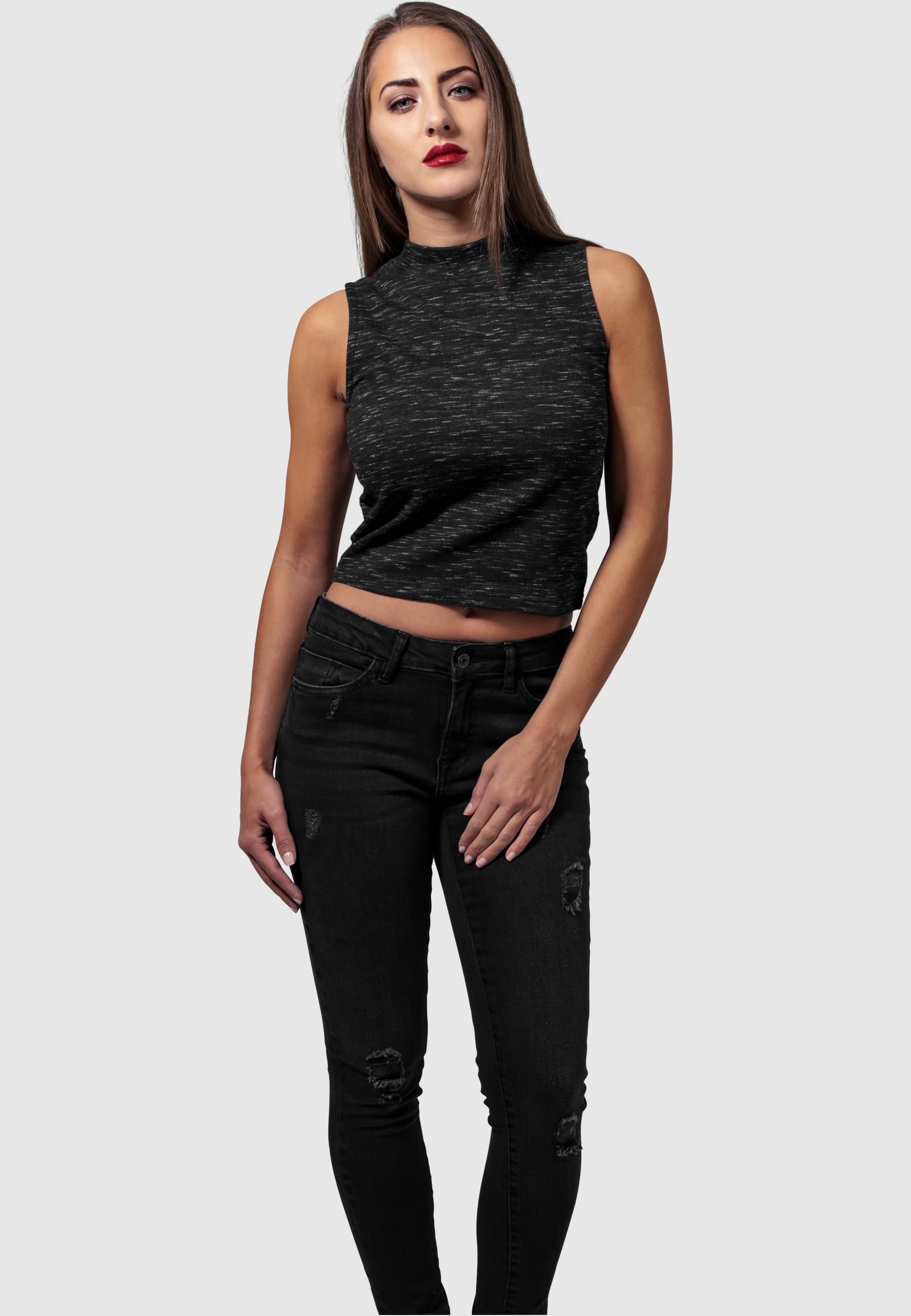 URBAN CLASSICS Muskelshirt »Urban Classics Damen Ladies Space Dye Top«, (1 tlg.)