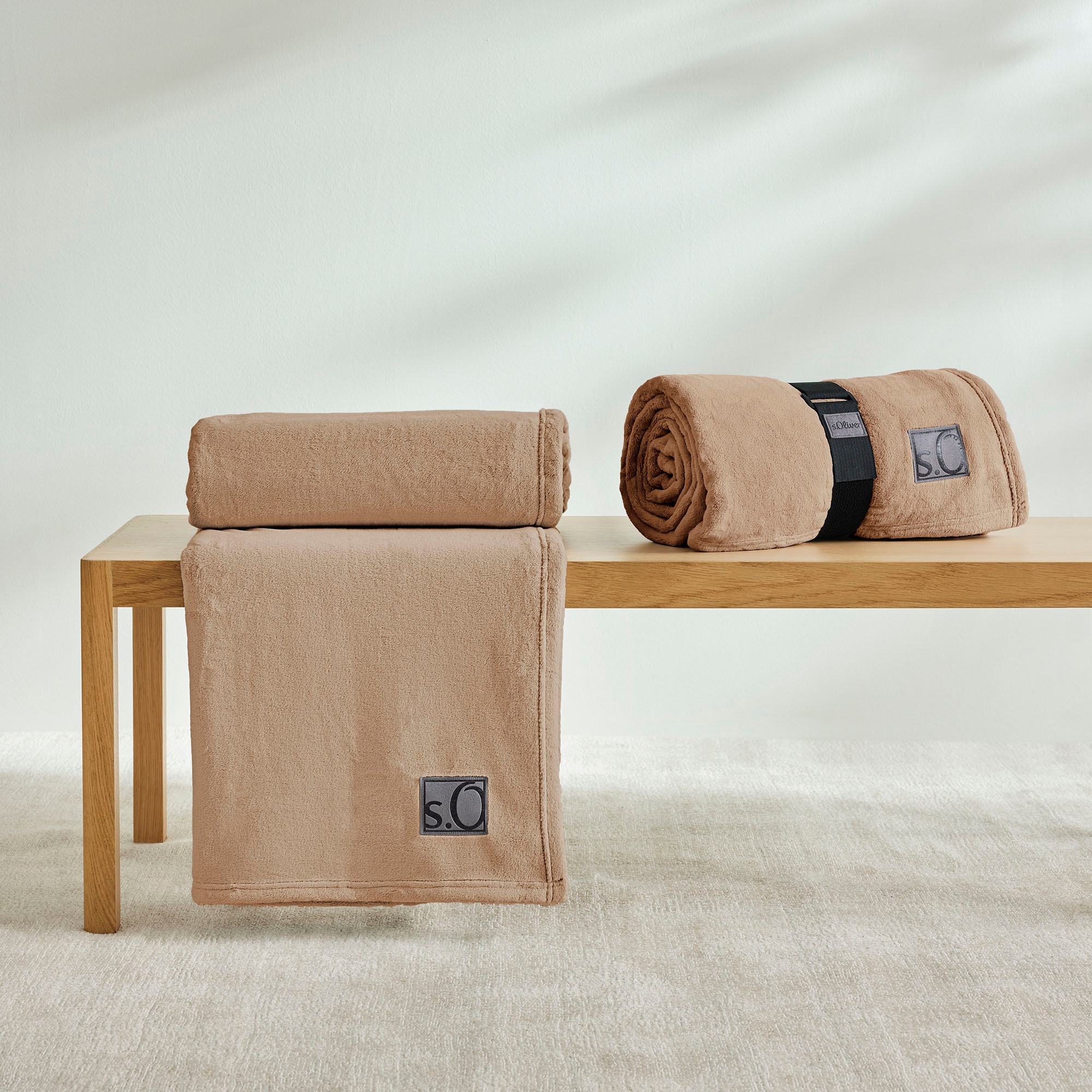 s.Oliver Wohndecke "s.Oliver Decke Kuschelsoft" 150 x 200 cm (Breite x Läng günstig online kaufen