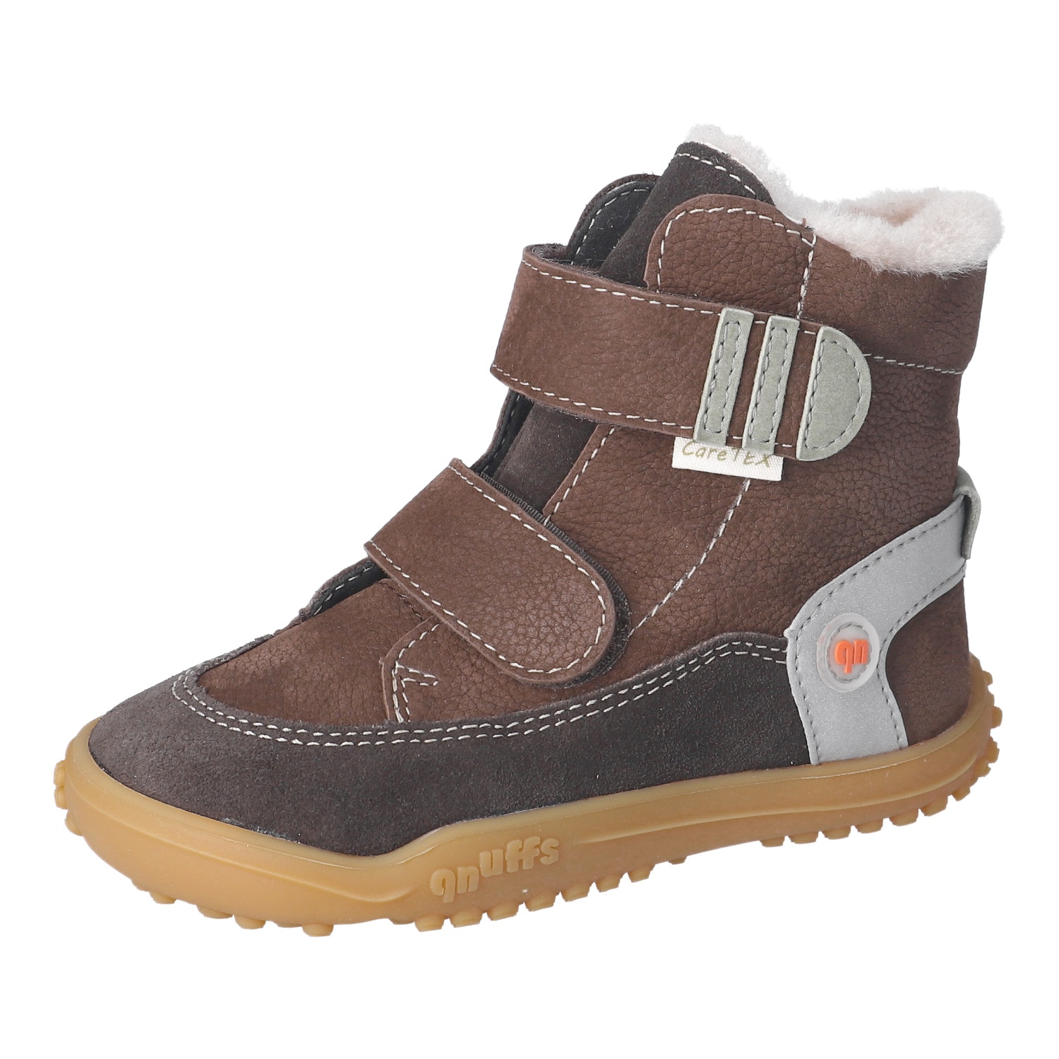 qnuffs Barfußschuh »EIBE«  Winterboots, mit wasserdichter TEX-Ausstattung, mit Namensschild