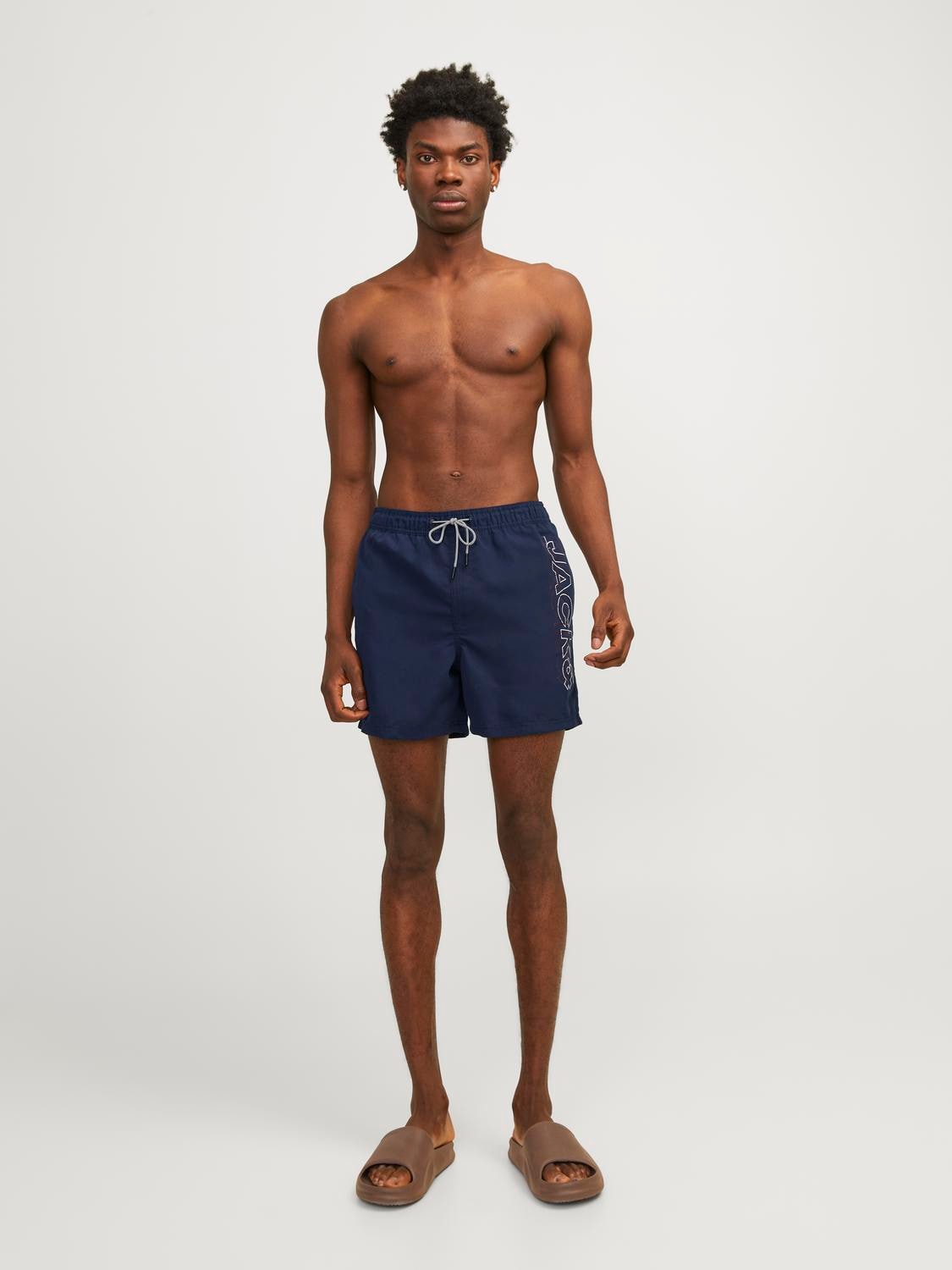 Jack & Jones Badeshorts »JPSTFIJI JJSWIM DOUBLE LOGO SN LY«