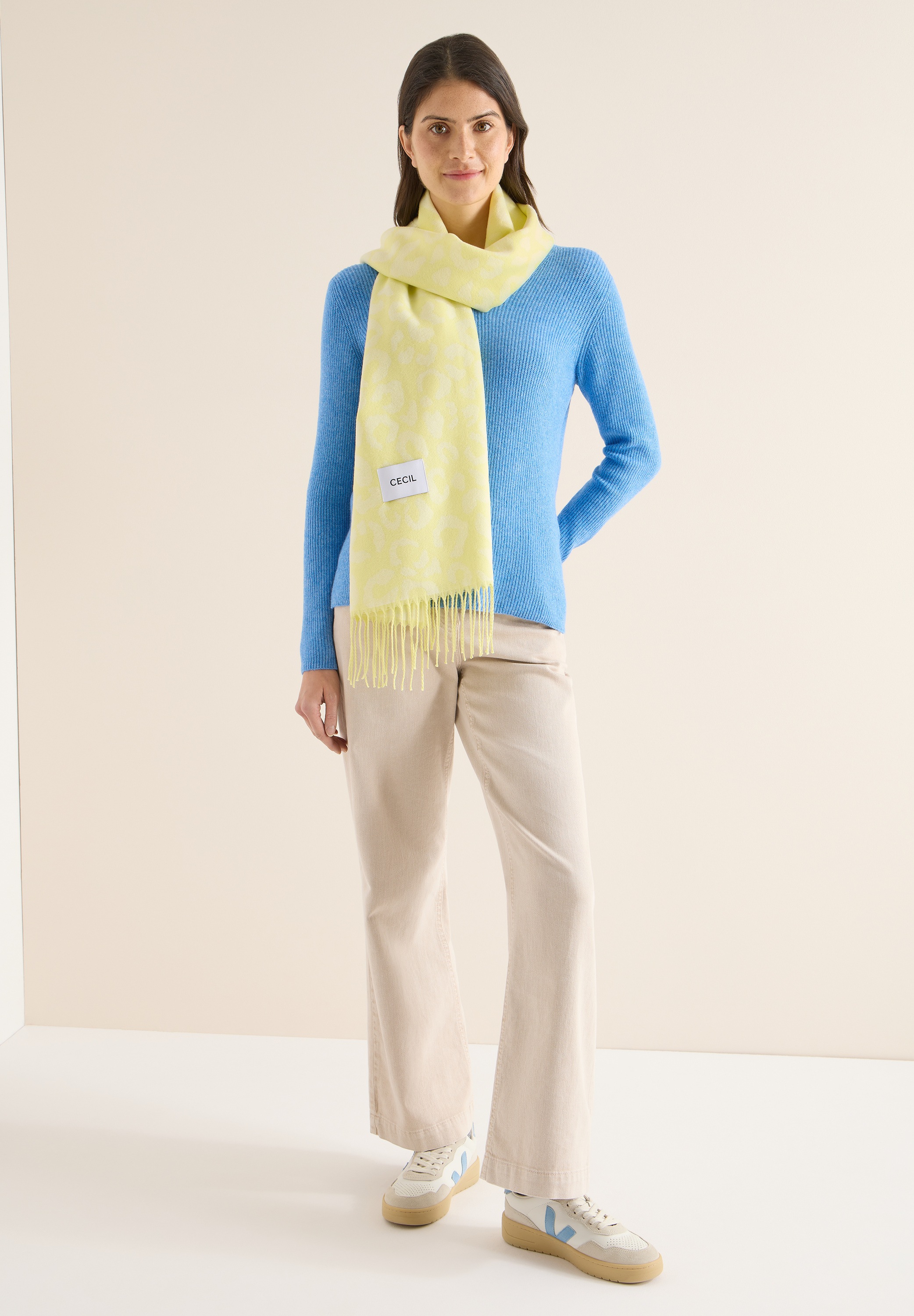 Cecil Schal mit Fransen am Saum