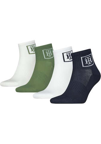 TOMMY HILFIGER Puskojinės Quarter-Socks su Mesh-Front...