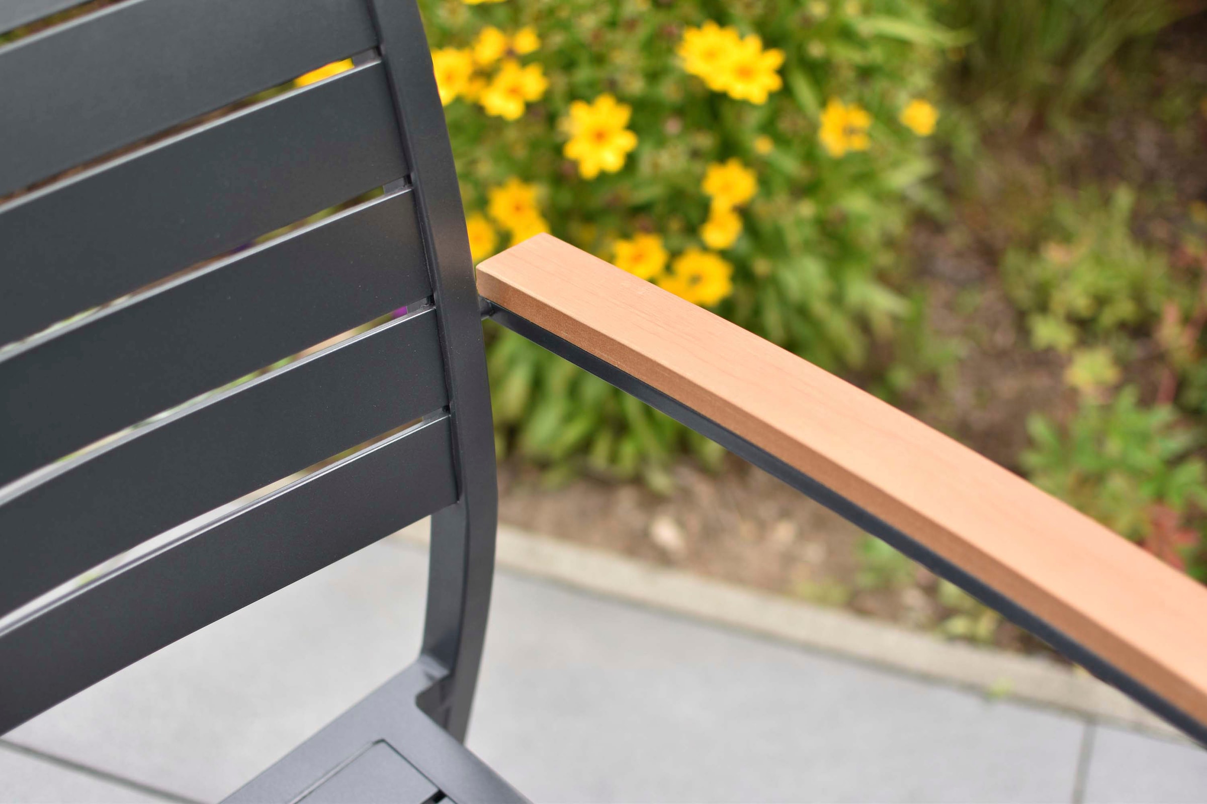 MERXX Gartensessel »Astros« Set, 2 Stk. tlg. Armlehnen aus Kunststoff