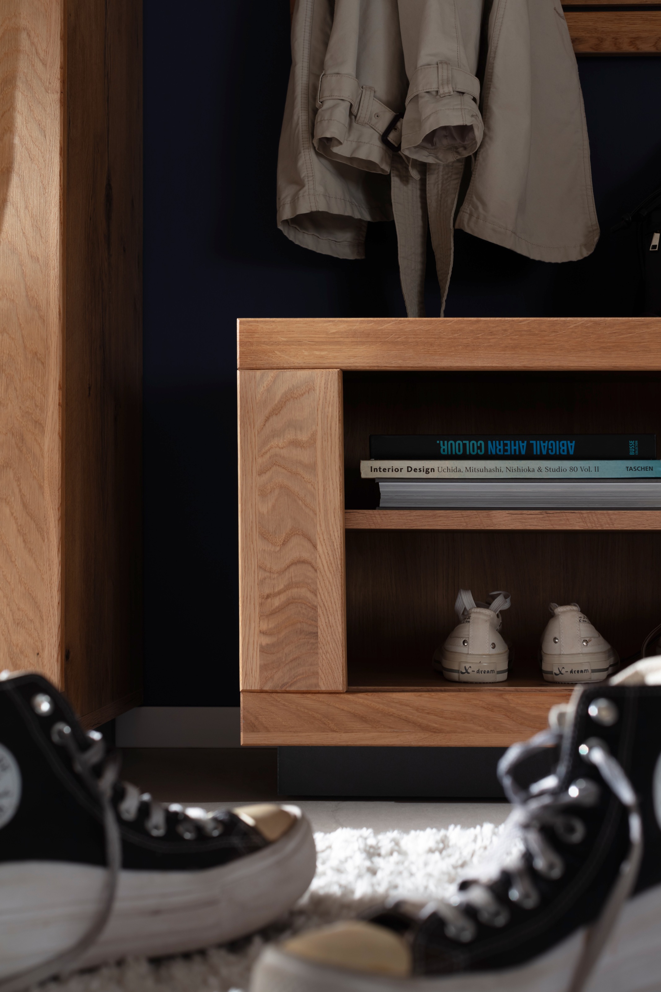 MCA living Sitzbank »Greno Garderobenbank«, (1 St.), 2 offene Fächer, FSC-Mix