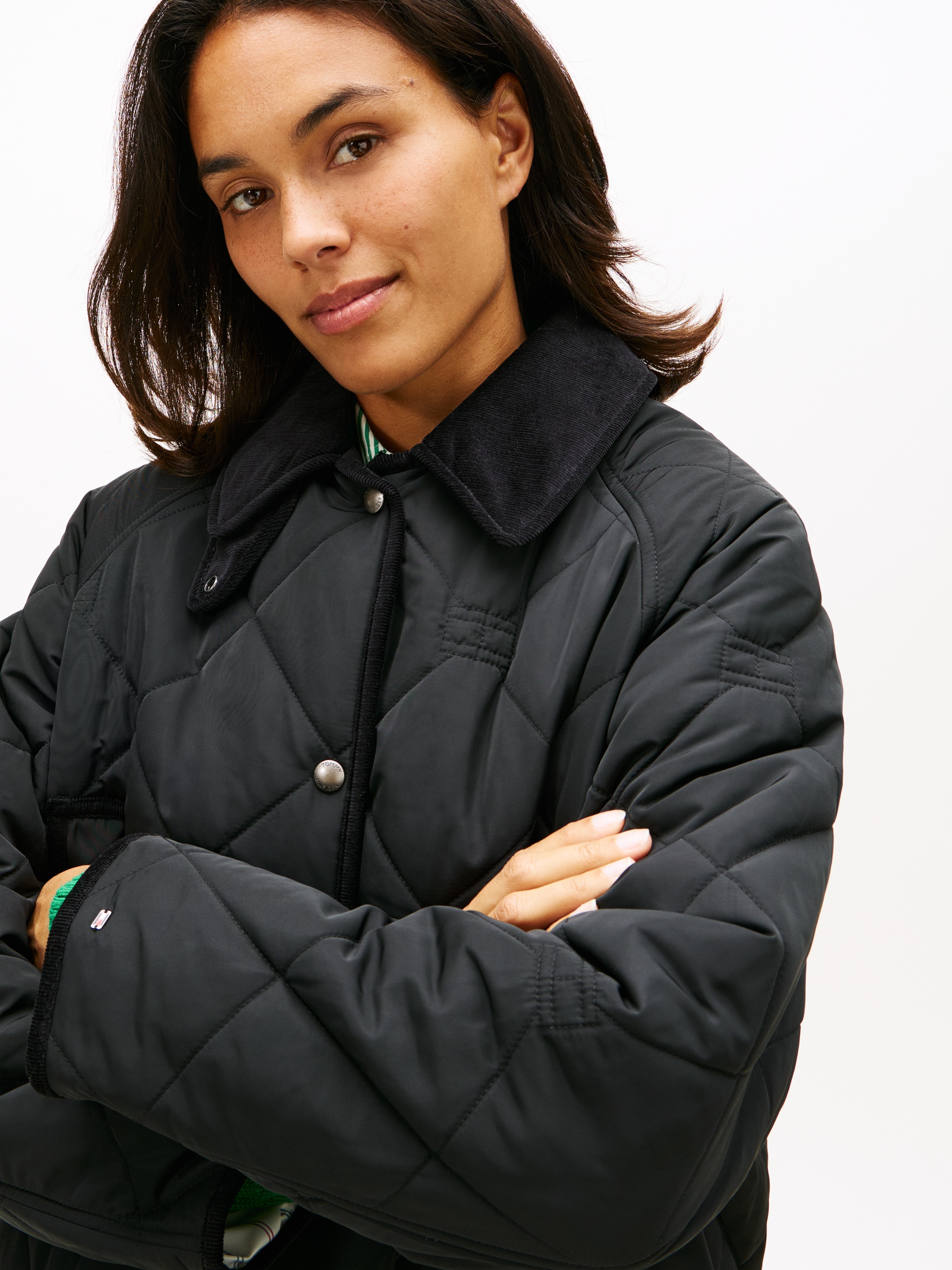 Tommy Hilfiger Steppmantel »PADDED FLAG QUILTED COAT«