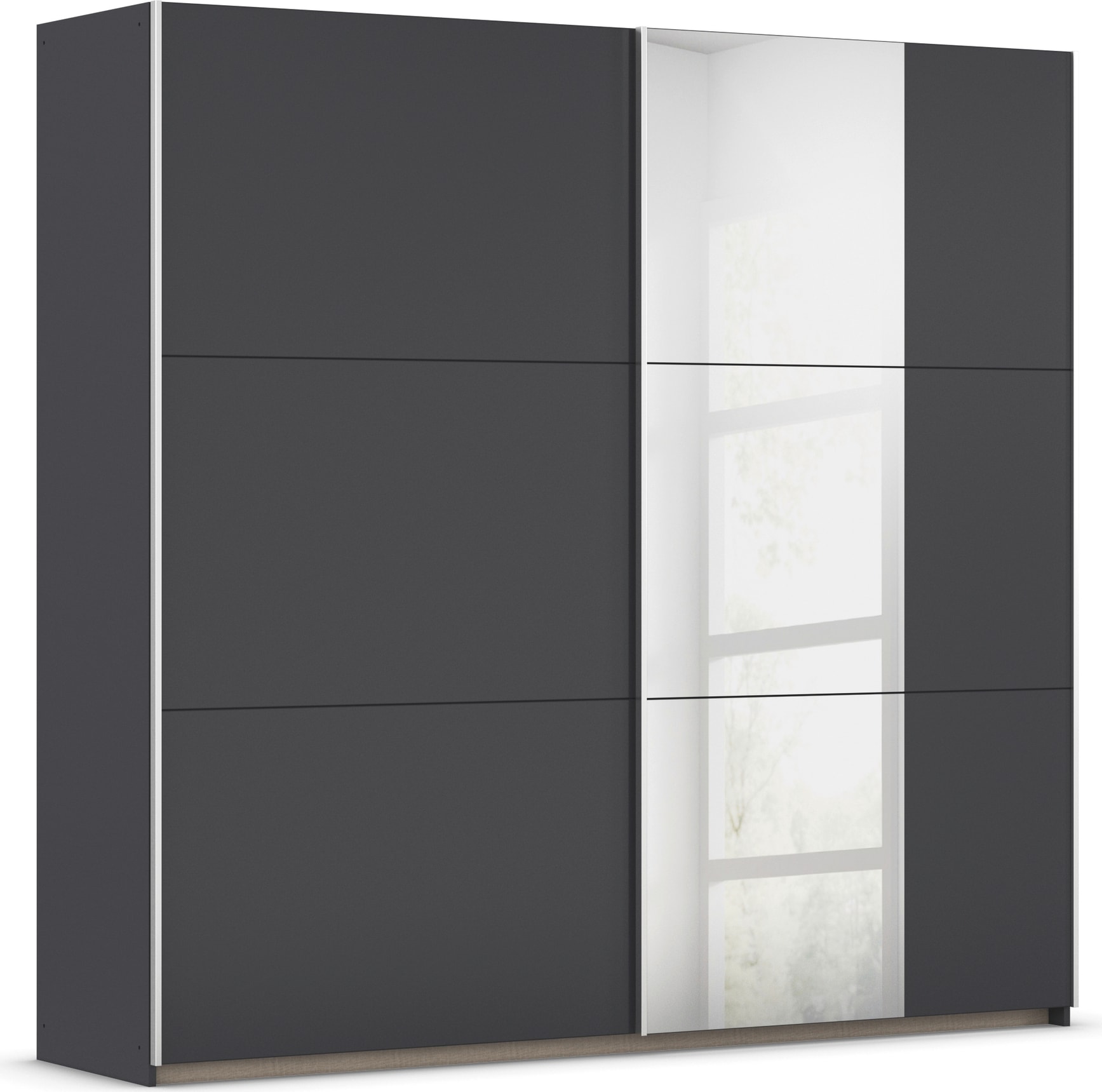 rauch Schwebetürenschrank "Kleiderschrank Schrank Garderobe AURELIO" 3 Ausstattungen BASIC/CLASSIC/PREMIUM (inkl. SOFT-CLOSE-FUNKTION), zeitloses Design, viele Farben, Breiten 175/218/261 cm MADE IN GERMANY