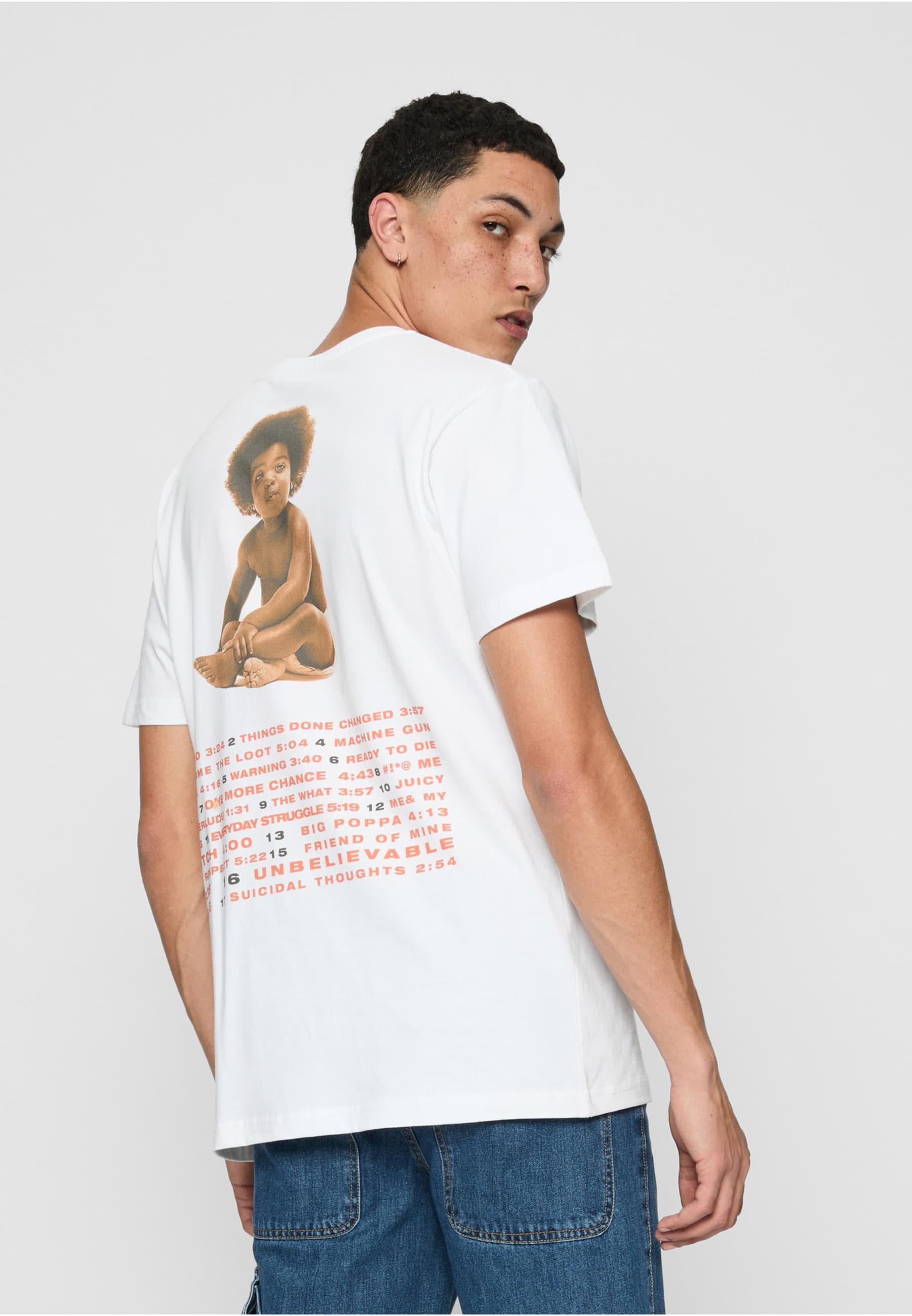MisterTee T-Shirt »MisterTee Herren Biggie Ready To Die Tracklist Tee«, (1 tlg.)