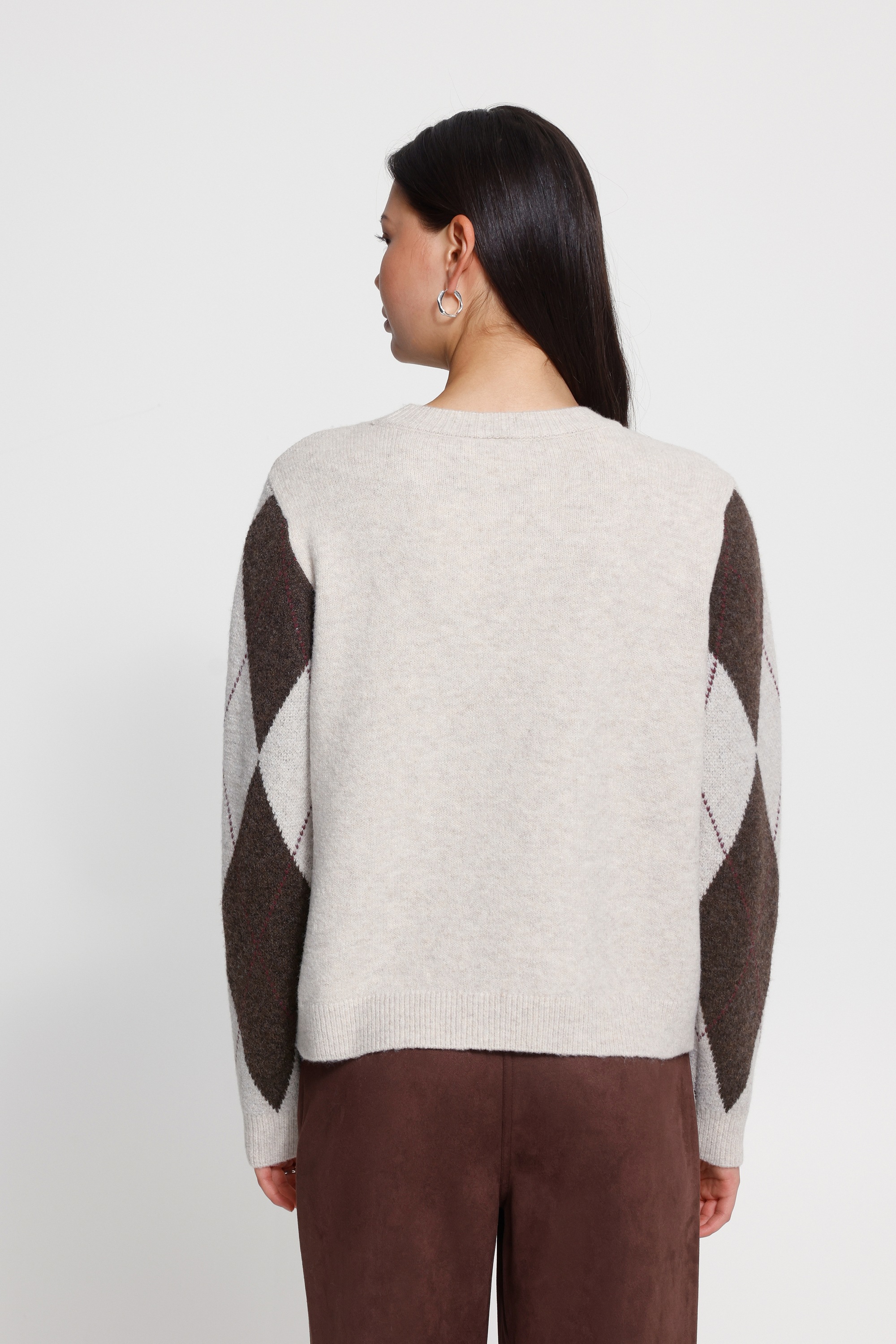 Ichi Strickpullover »Damen Langarm IHFENSTER«