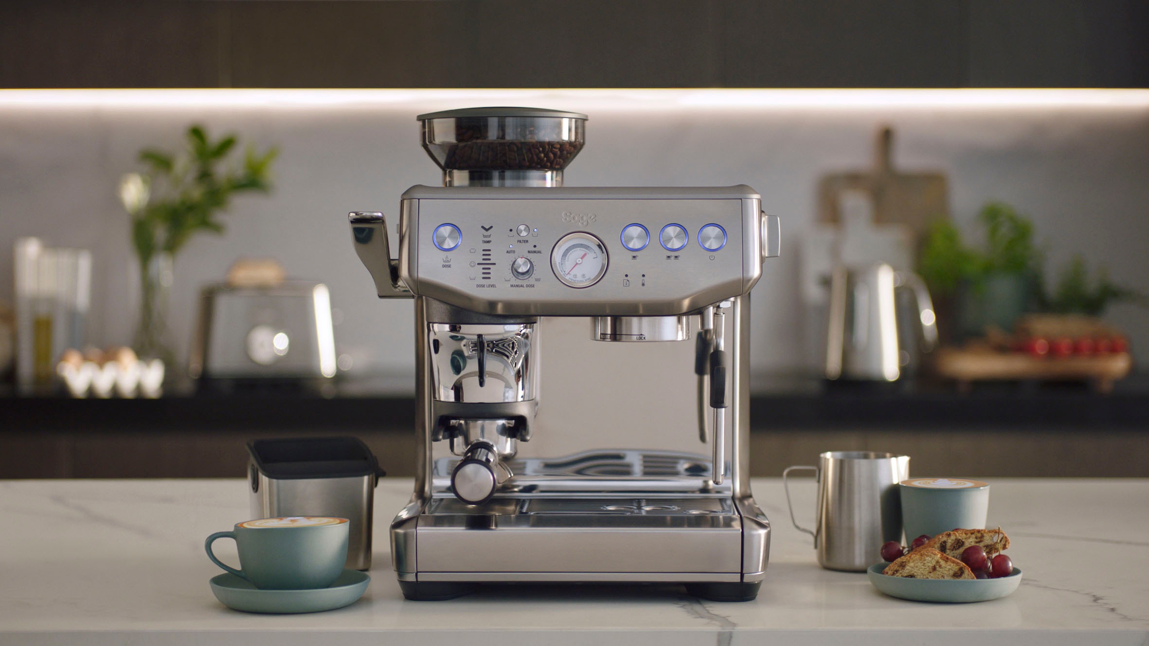 Sage Espressomaschine "the Barista Express™ Impress" Siebträger günstig online kaufen