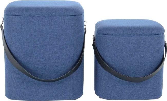 Kayoom Hocker "Arabella 225 2er-Set, abnehmbare Sitzfläche, Lagerfläche im günstig online kaufen