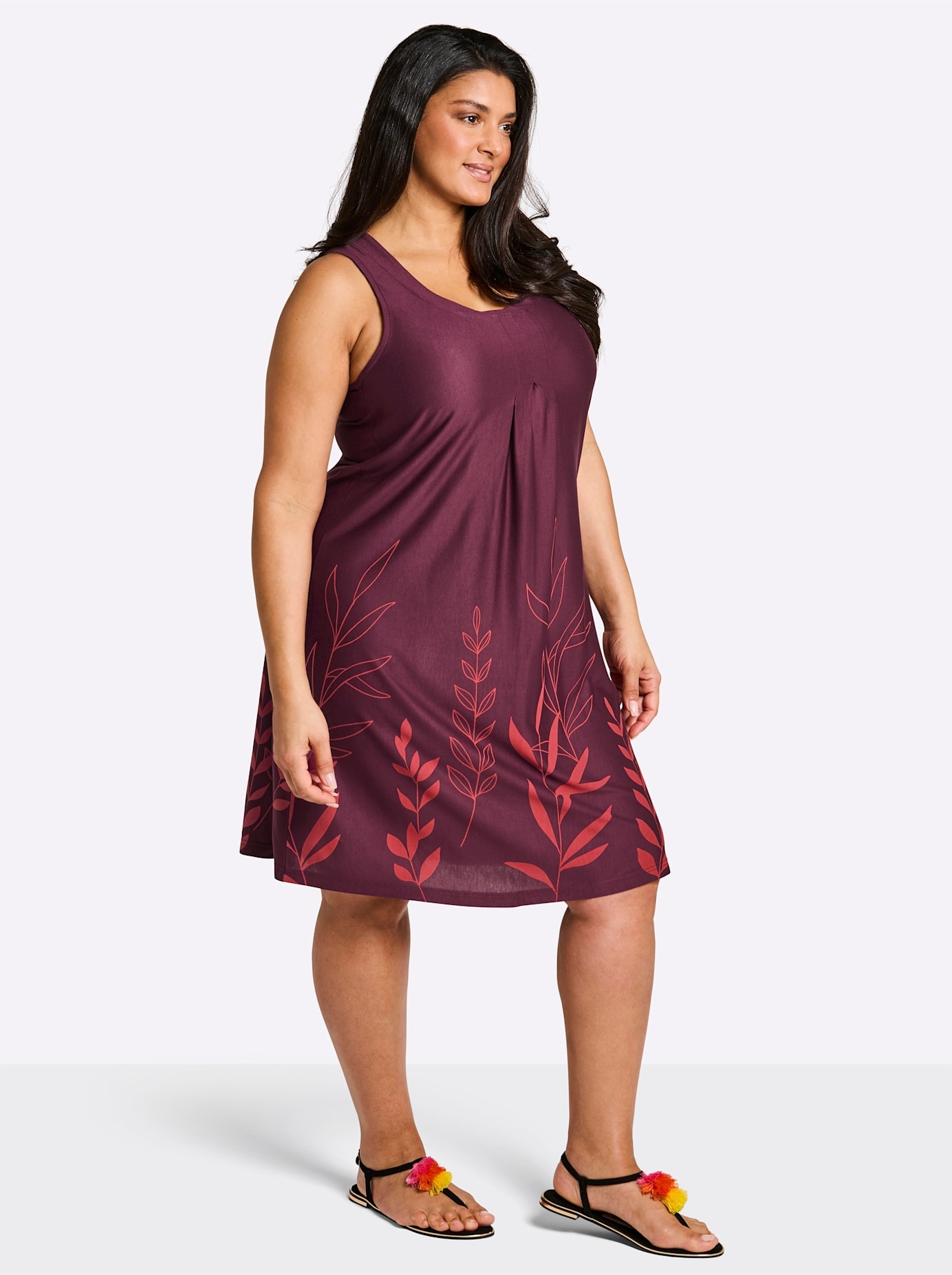 Sheego Jerseykleid »Jersey-Kleid« Ohne Taschen