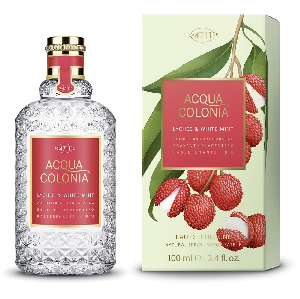 Eau de Cologne »4711 Acqua Colonia LYCHEE & WHITE MINT EAU DE COLOGNE NATURAL SPRAY«,...