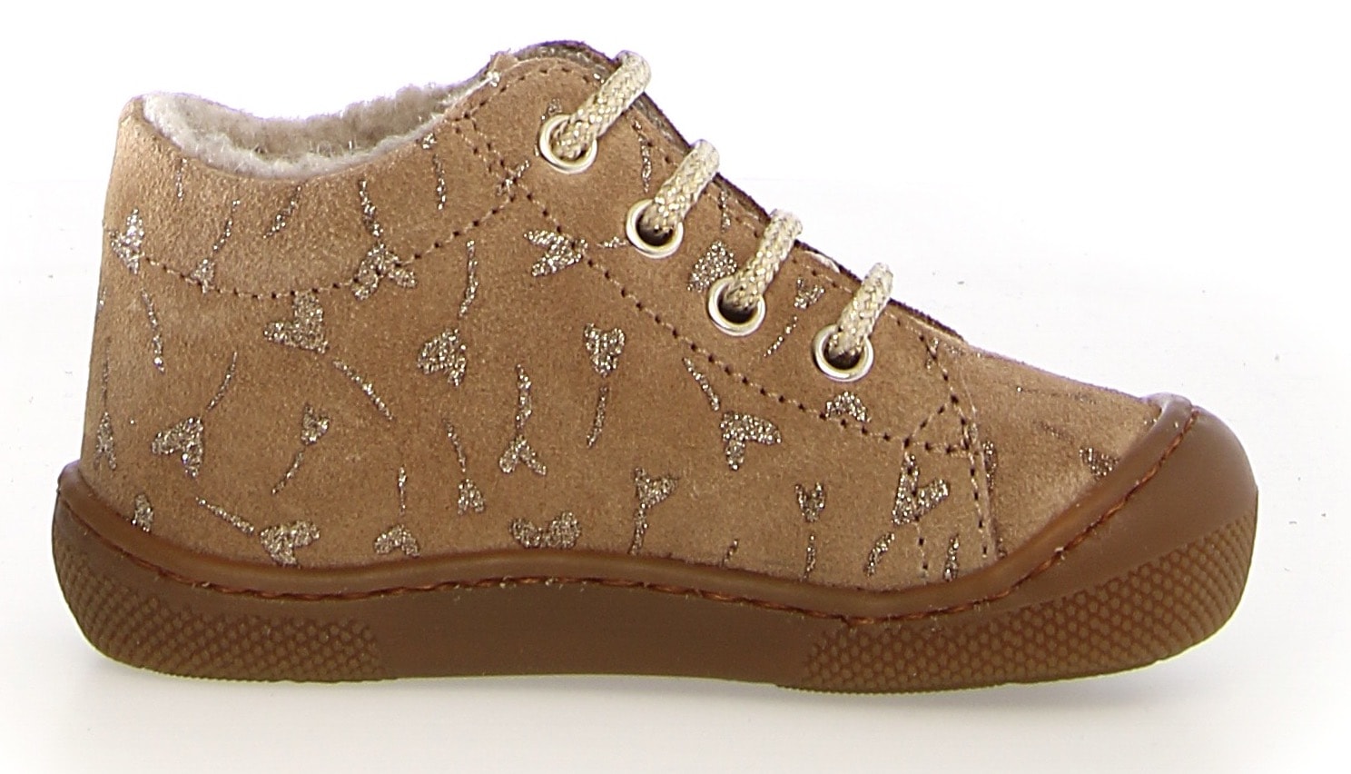 Naturino Lauflernschuh »AMUR Weite: schmal«, Barfußschuh, Winterschuh mit Warmfutter, Größenschablone zum Download