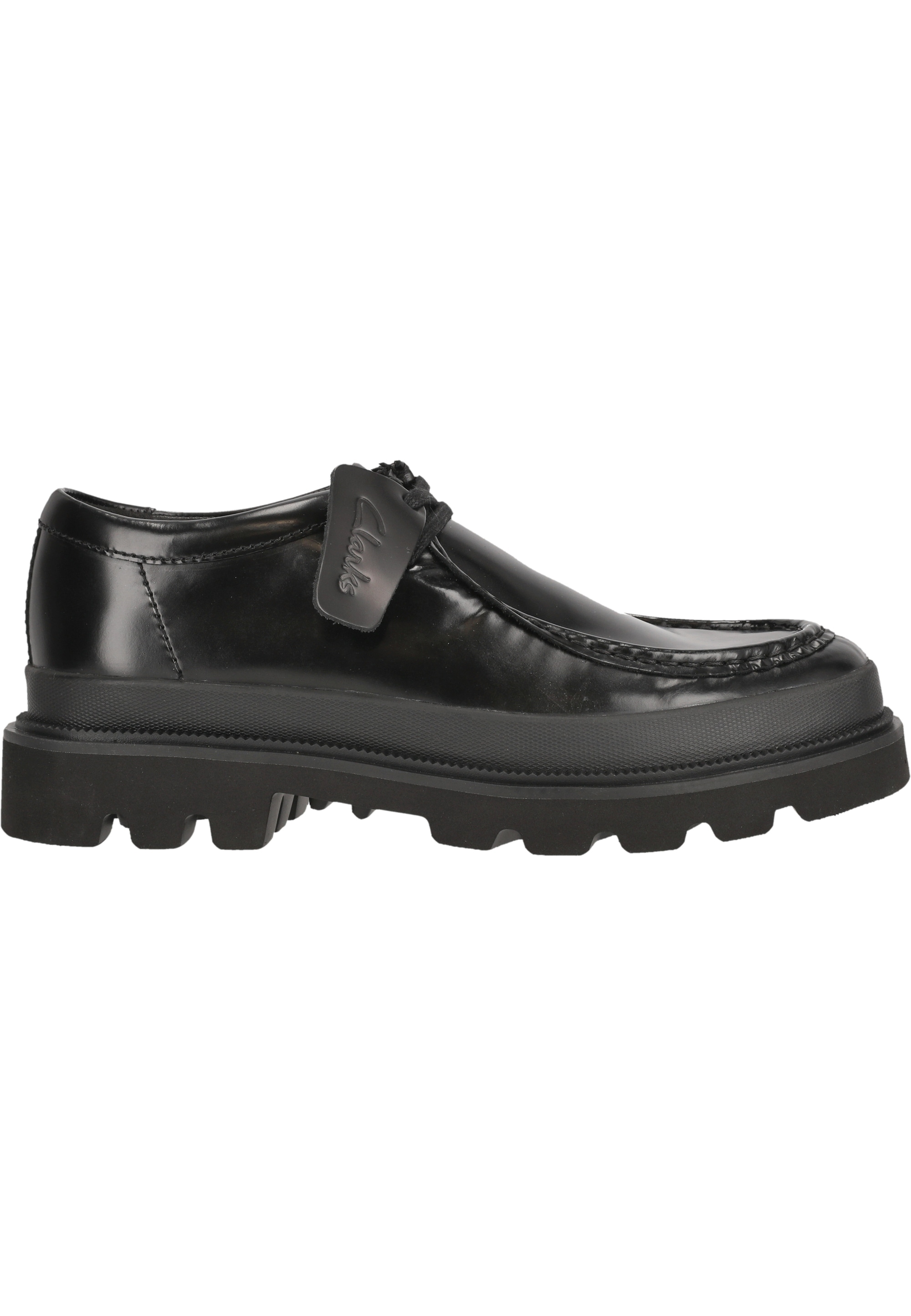 Clarks Schnürschuh »Badell Seam«, mit extra leichter Chunky-Sohle