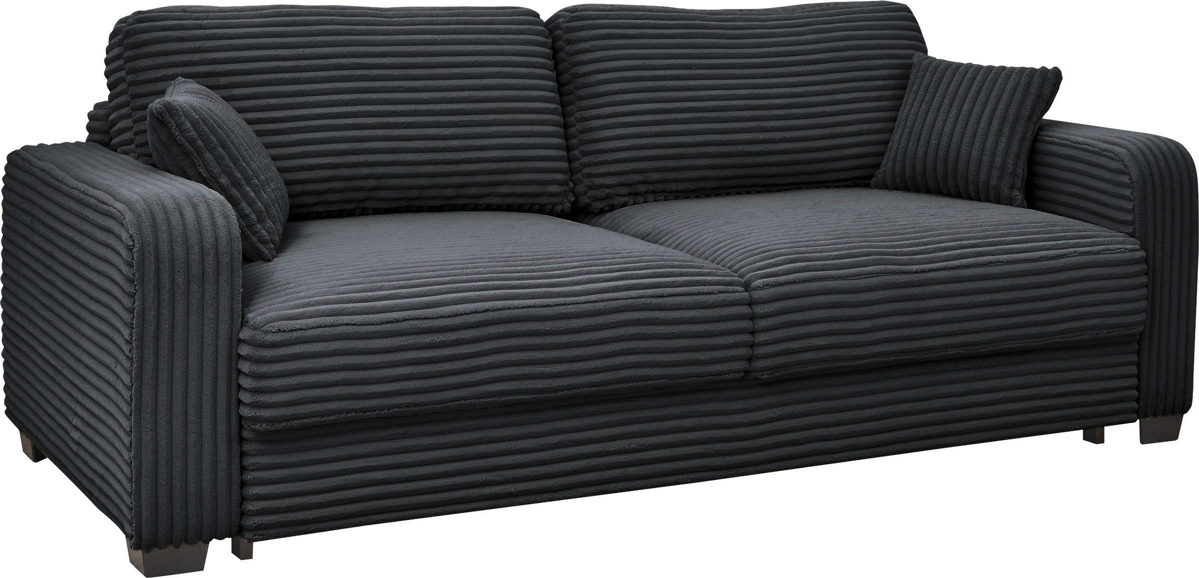 ED EXCITING DESIGN Schlafsofa »Carrara«, mit Bettkasten & 2 Zierkissen