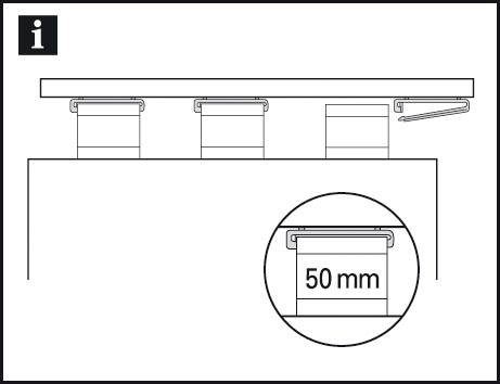 GARDINIA Klick-Gleiter »Schlaufenleiter mit X-Gleitern und Rollen«, (10 St.), Serie Flächenvorhang-Technik Atlanta 3-läufig